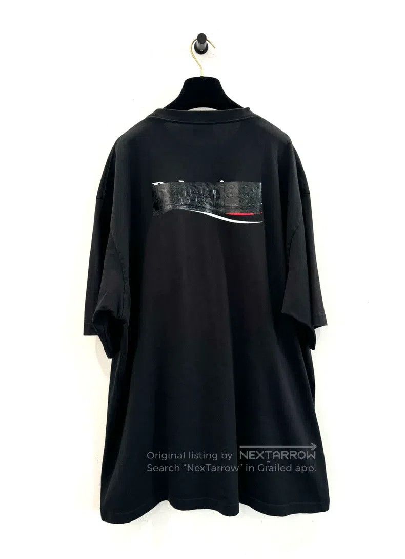 Balenciaga Balenciaga Tape Coke Black Short Sleeve Size US XL / EU 56 / 4 - 1 Thumbnail
