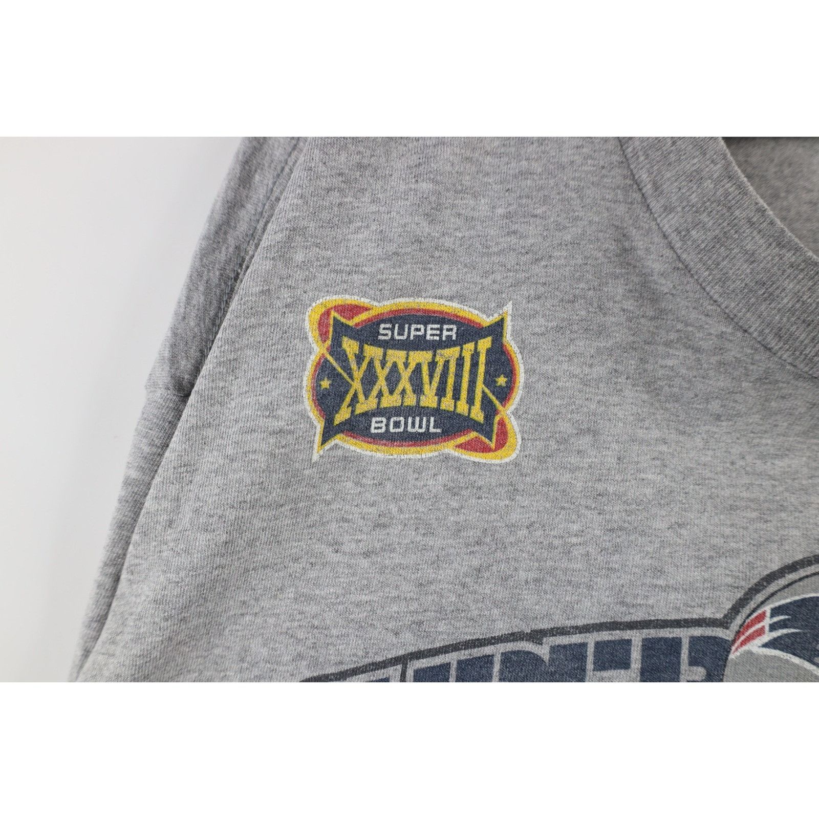 Reebok Vintage Reebok 2004 Super Bowl New England Patriots T-Shirt Size US XL / EU 56 / 4 - 5 Thumbnail