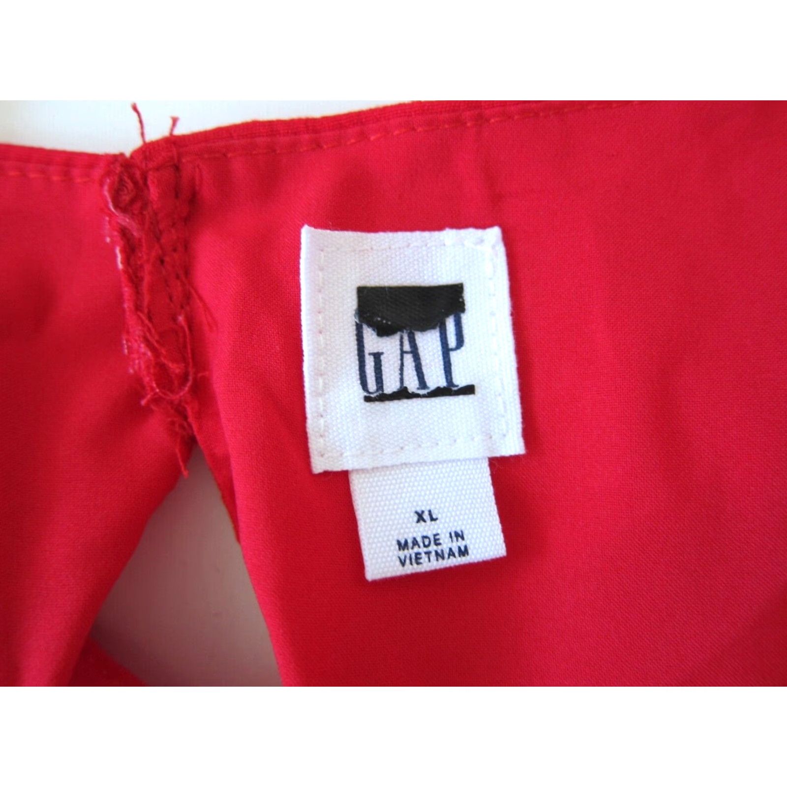 Gap Gap 100% Rayon Red White Polka Dot Spaghetti Strap Tunic Tank Sun Slip Dress XL Size XL / US 12-14 / IT 48-50 - 4 Thumbnail