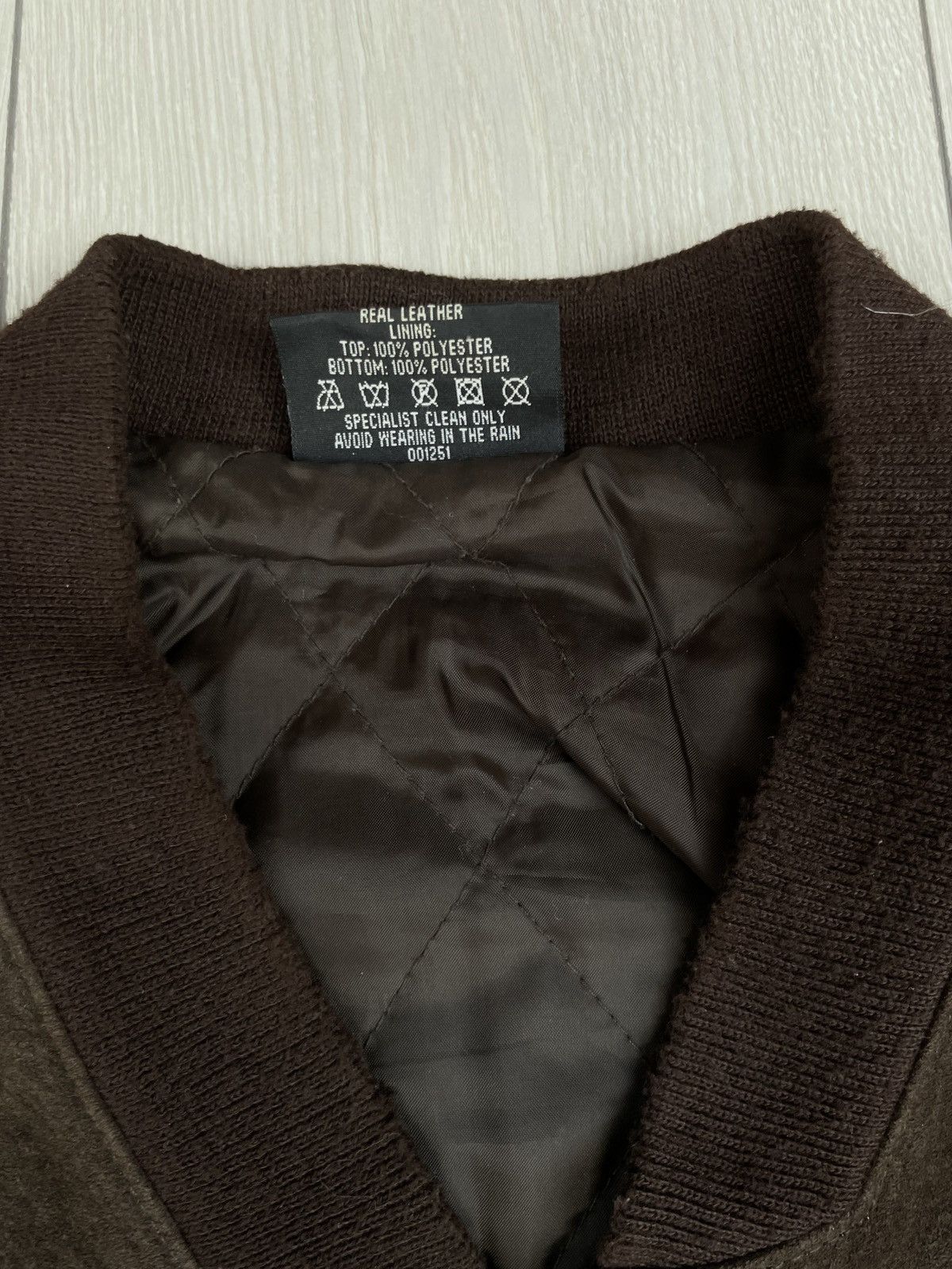 Leather × Vintage Vintage Leather Bomber Jacket Men’s Brown Size XL Size US XL / EU 56 / 4 - 4 Thumbnail