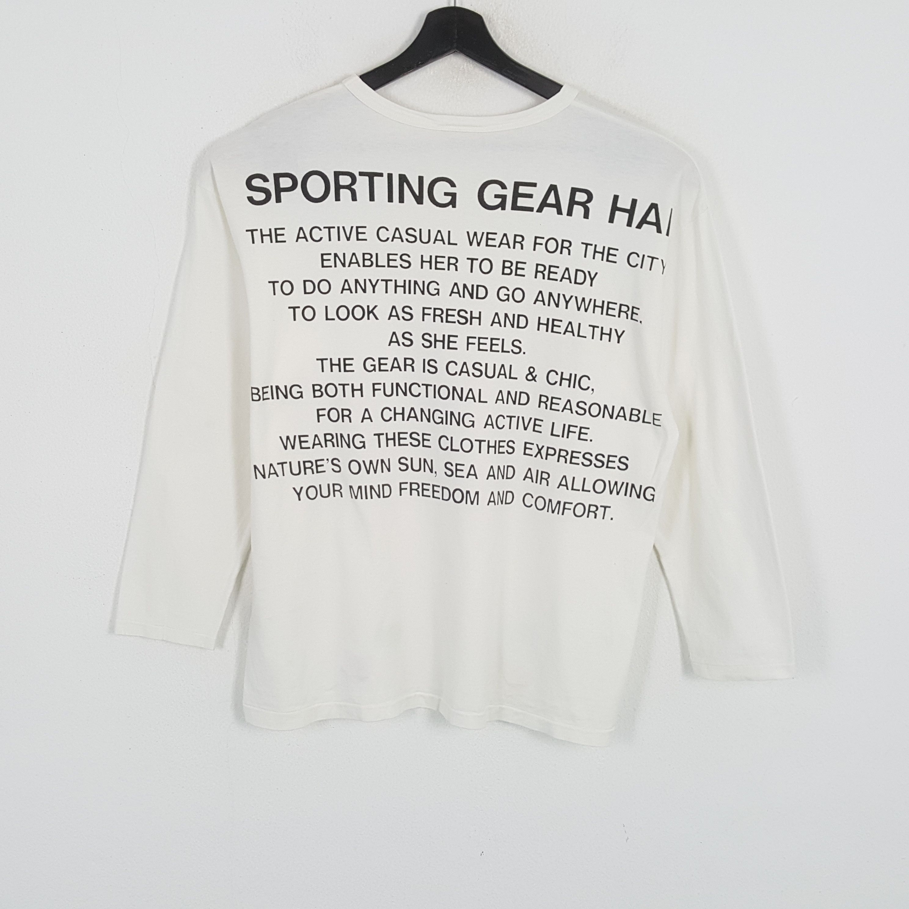 HAI SPORTING GEAR by ISSEY MIYAKE Japanese Designer Tshirt