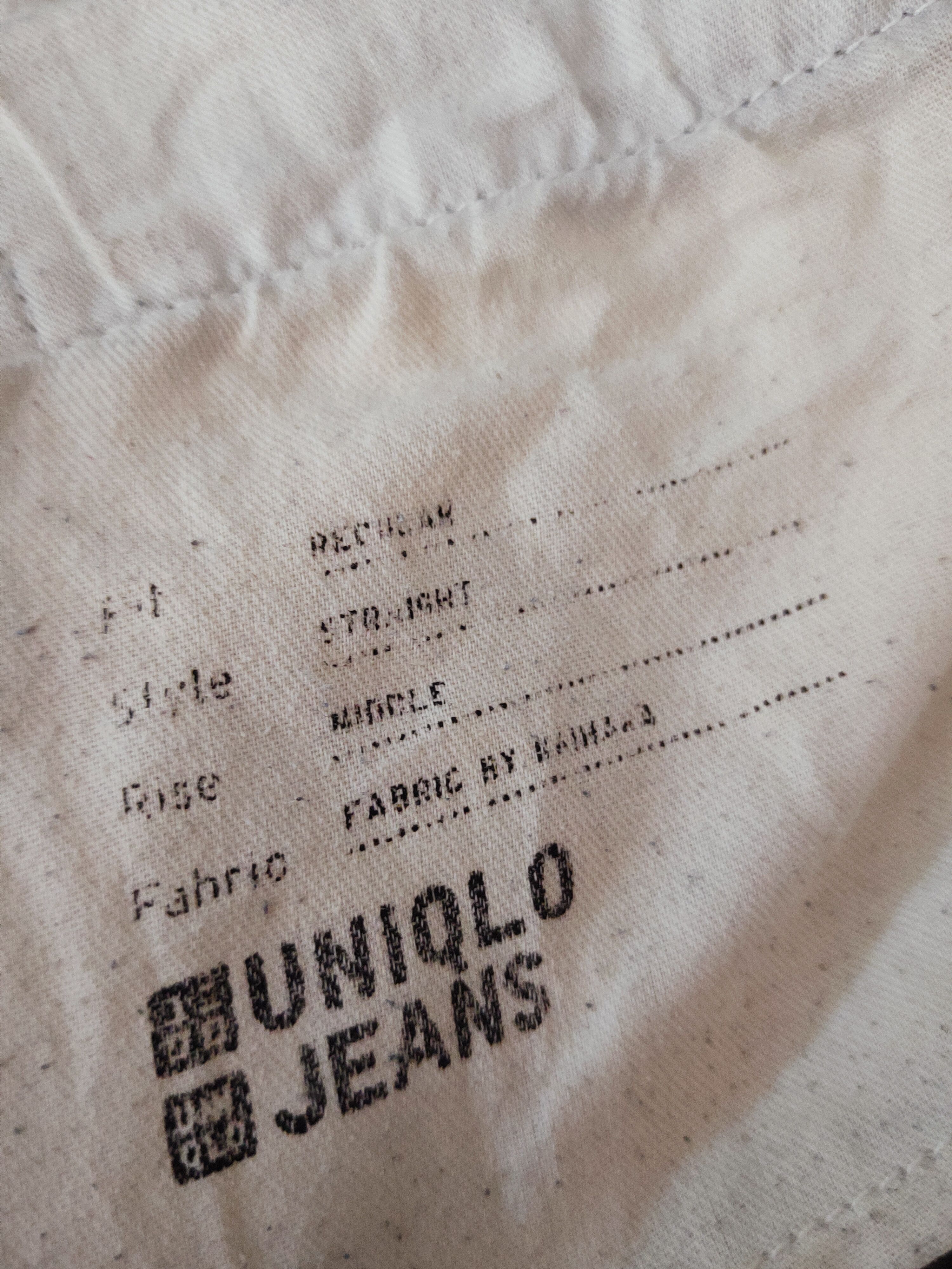 Japanese Brand Uniqlo Blue Faded Distressed Ripped Jeans #S2718 Size US 37 - 14 Thumbnail
