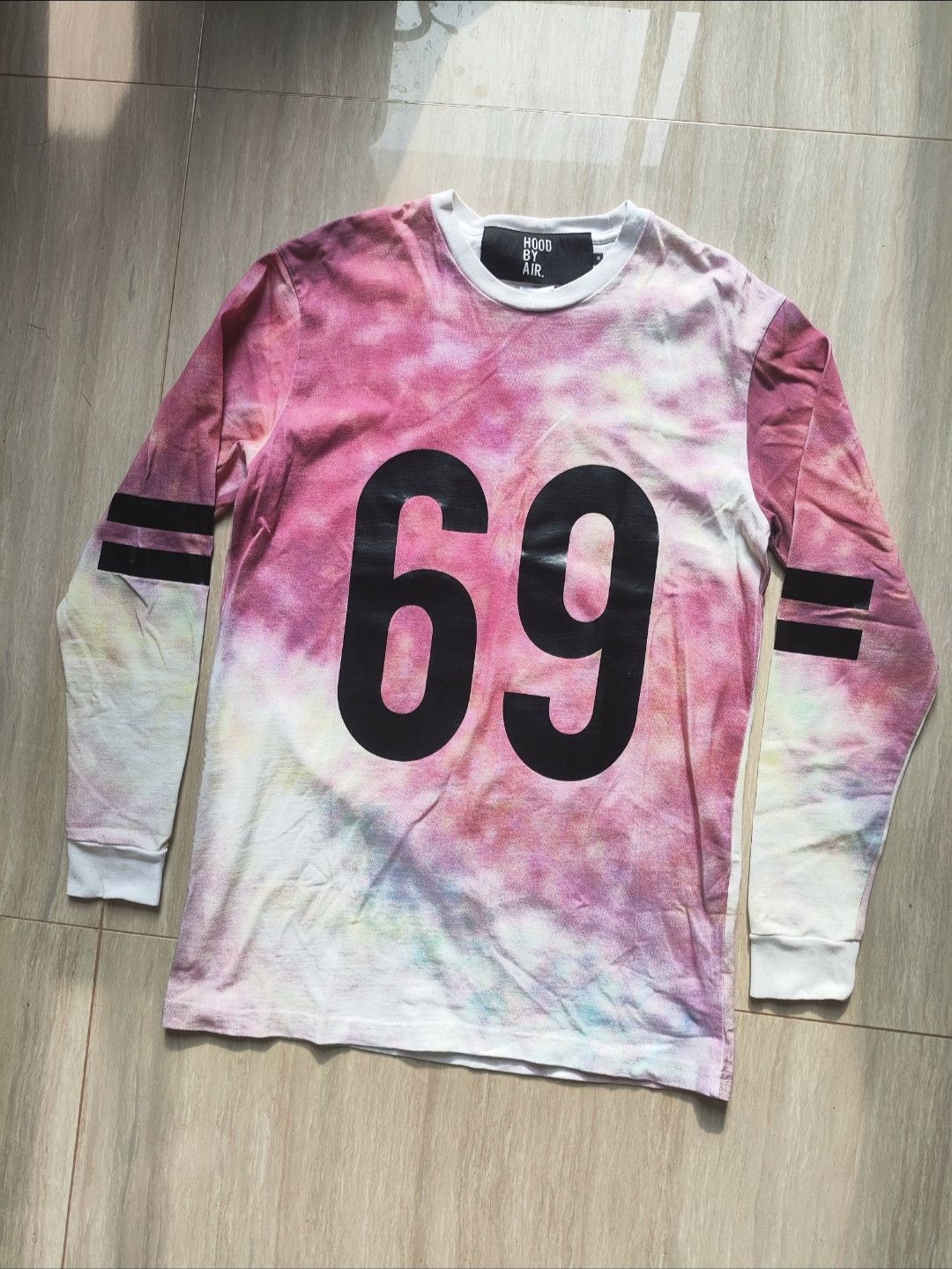 Hood By Air HBA FW14 69 printed tie dye long sleeve shirt Size US M / EU 48-50 / 2 - 2 Thumbnail