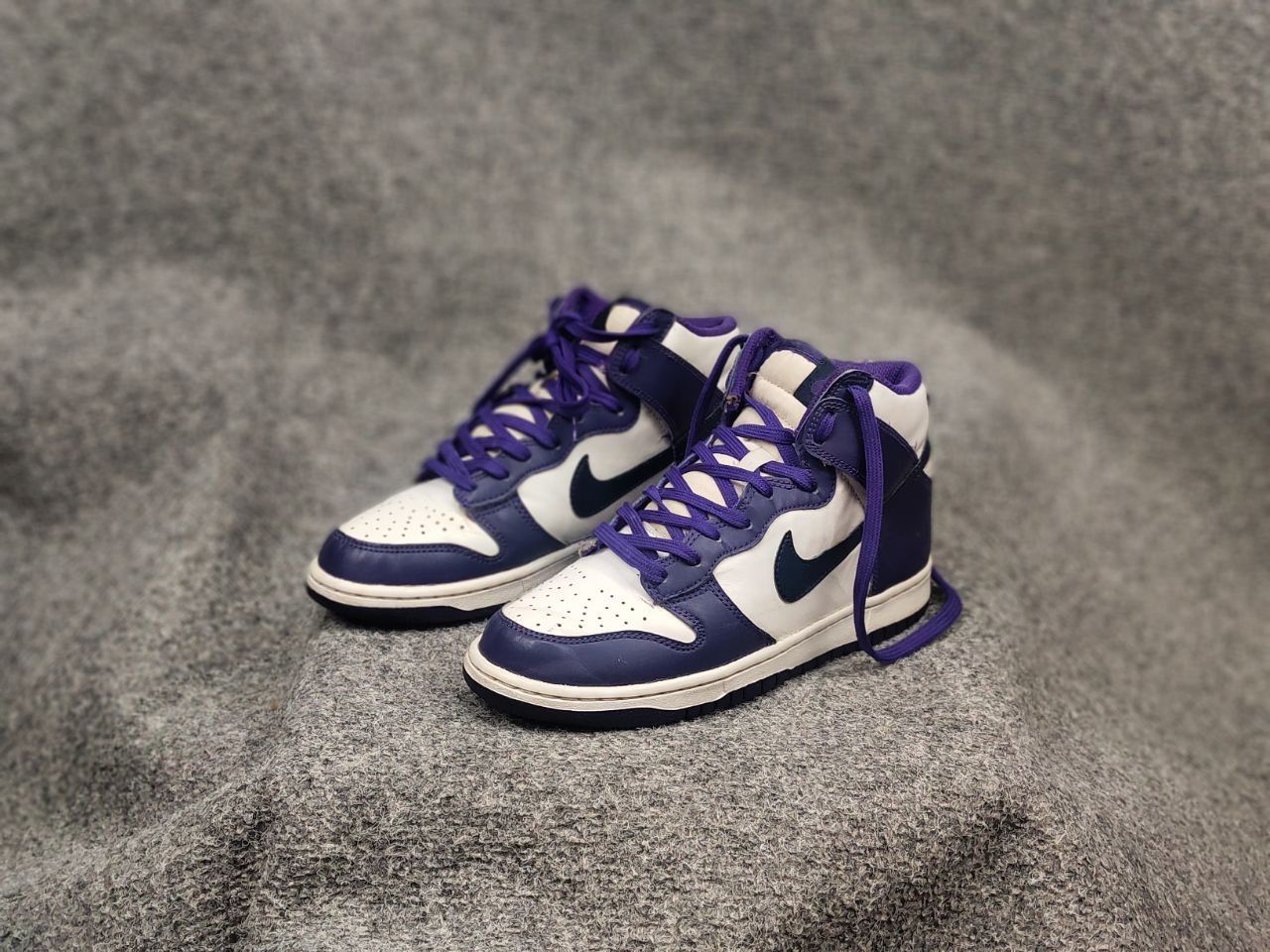 Nike Nike Dunk High Electro Purple Leather Shoes Sneaker Vintage Size US 8 / IT 38 - 9 Thumbnail