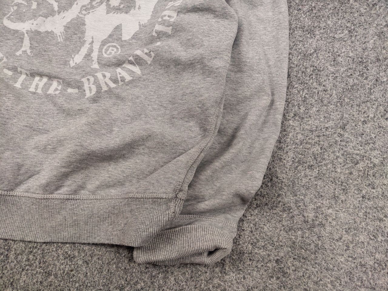 Diesel Vintage Diesel only the brave Logo Gray Sweatshirt Y2K Style Size US L / EU 52-54 / 3 - 5 Thumbnail