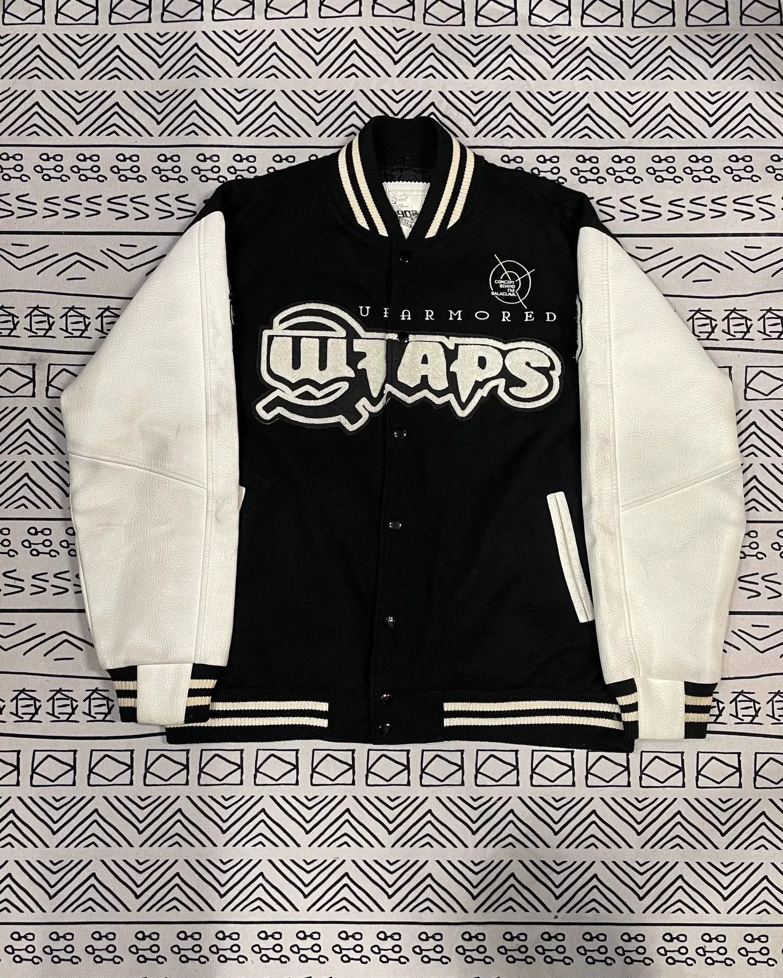 Wtaps Wtaps Eivpire Service 00aw Leather Varsity Jacket Size US M / EU 48-50 / 2 - 1 Thumbnail