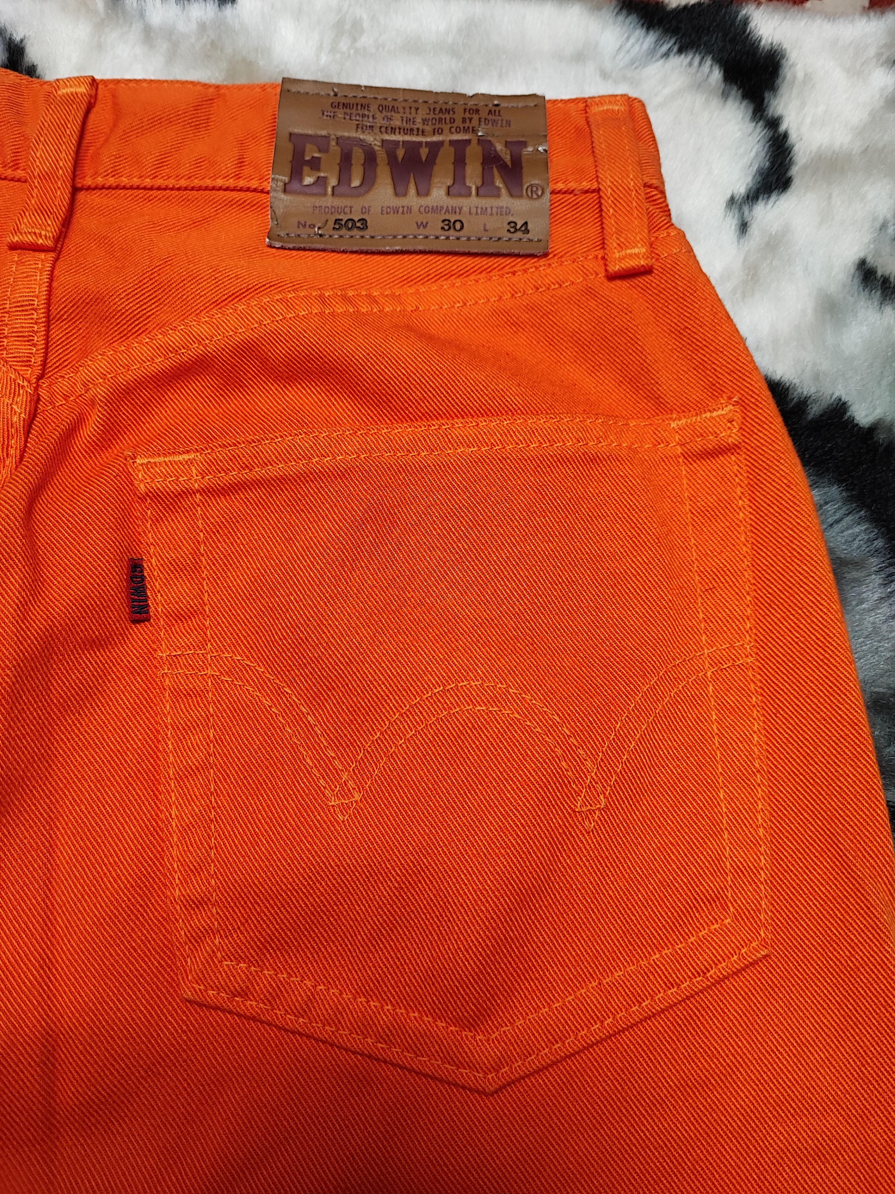 Edwin Vintage Orange Jeans by Edwin Japan Size US 28 / EU 44 - 15 Thumbnail