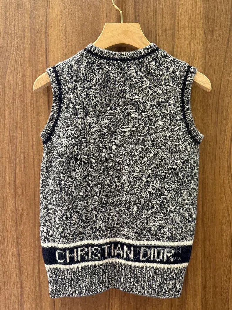 Dior Dior Woollen cashmere vest Size XXS / US 00 / IT 34 - 1 Thumbnail