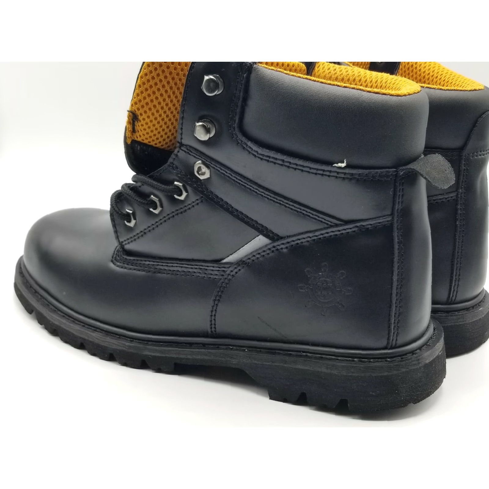 Vintage Globalwin 1606ST Black Steel Toe Men's Work Boot Size 13 M SKU BX 10 X Size US 13 / EU 46 - 4 Thumbnail