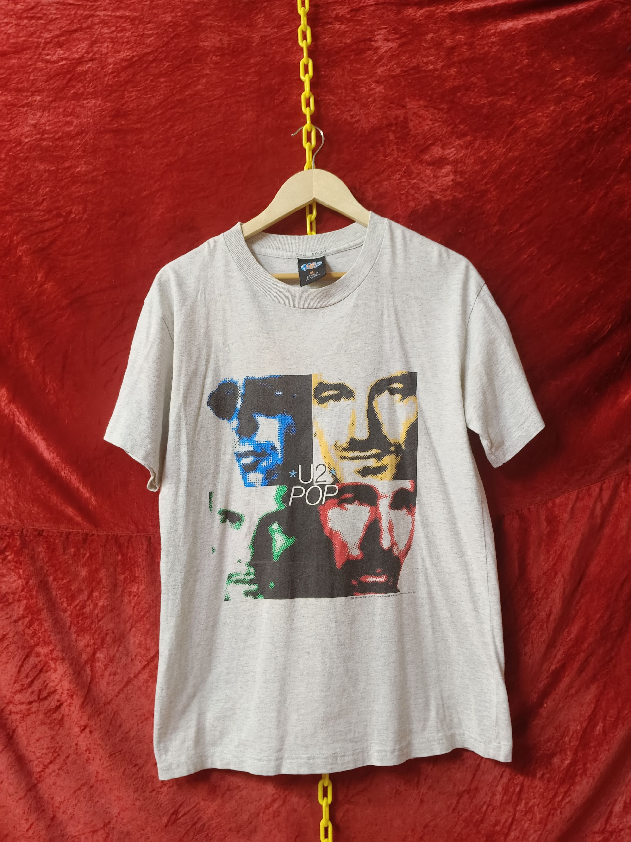 Band Tees Pop Rock Band U2 Pop Mart Tour Tee Size US XL / EU 56 / 4 - 1 Thumbnail