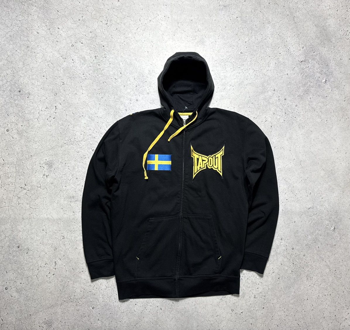 Tapout Tapout Sweden Full Zip Hoodie Big Logo Black Size L Size US L / EU 52-54 / 3 - 2 Thumbnail