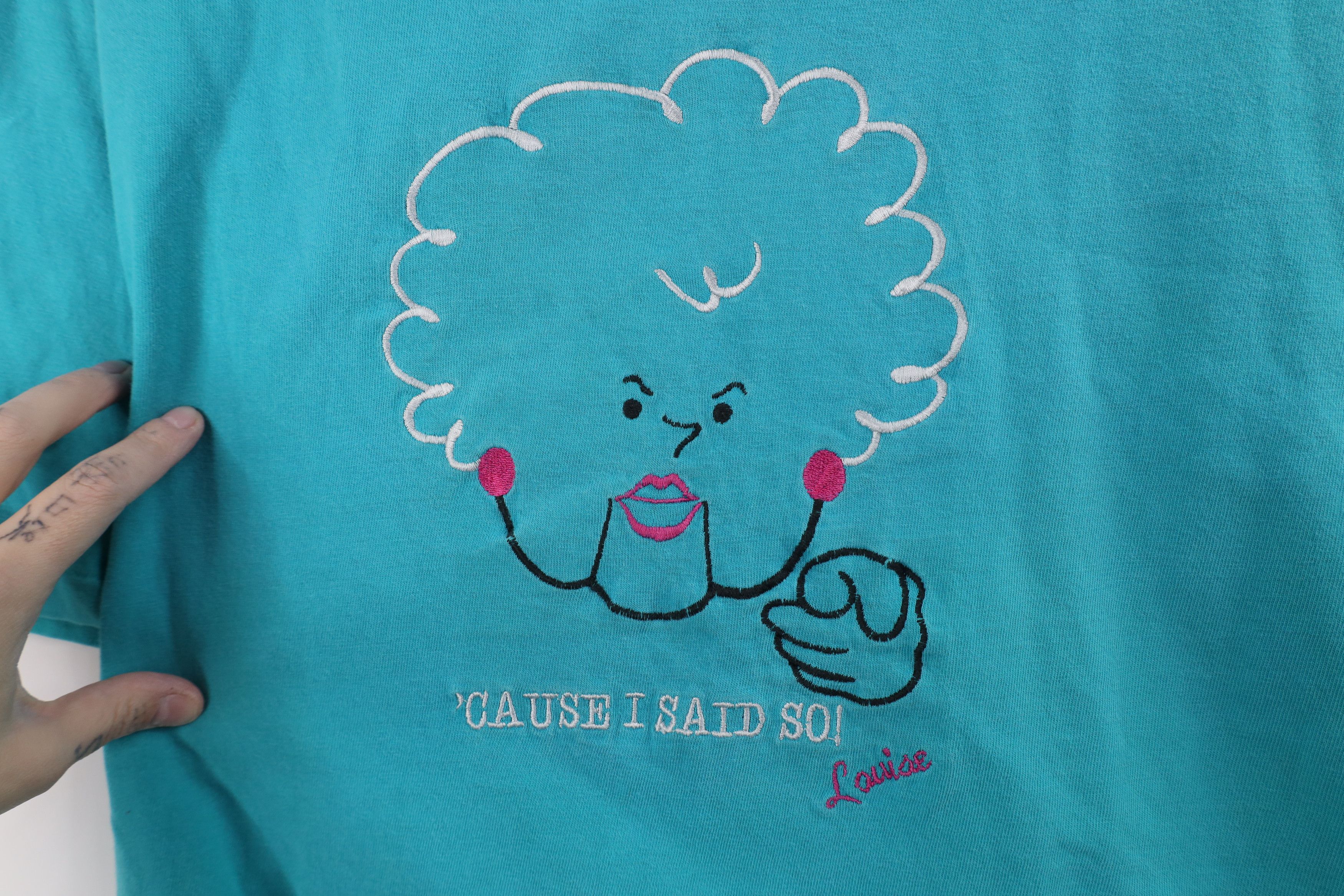 Vintage Vintage 90s Streetwear Louise Grandma I Said So T-Shirt Size XL / US 12-14 / IT 48-50 - 4 Thumbnail
