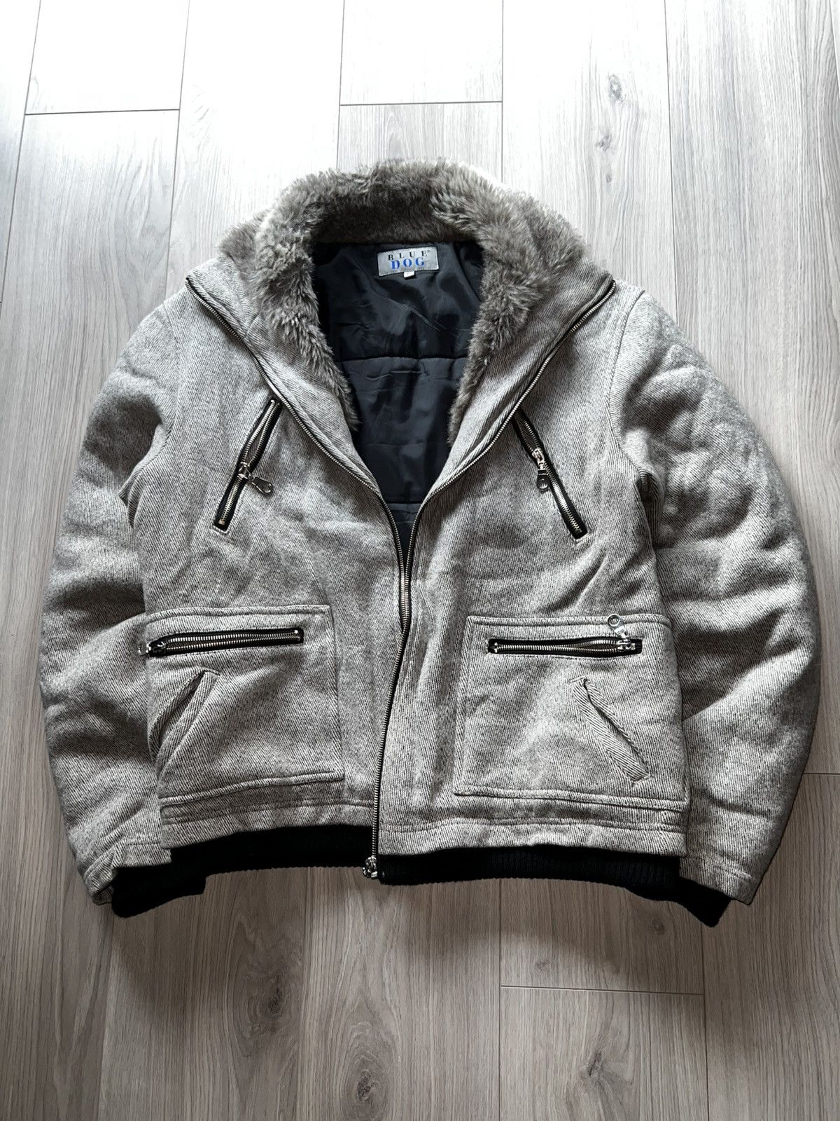 Other Y2k Japanese x woolrich style faux fur wool Jacket Size US XL / EU 56 / 4 - 2 Thumbnail
