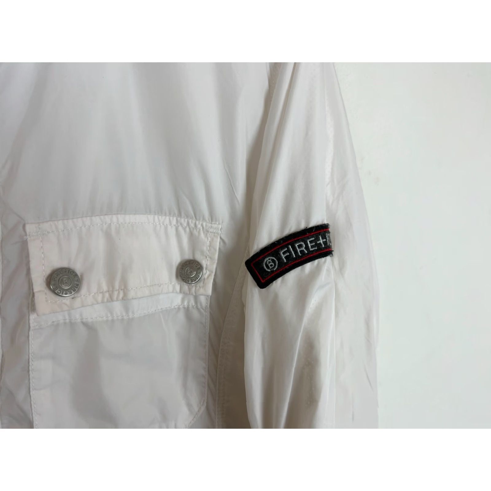 Bogner Bogner Fire + Ice Windbreaker Jacket Womens XL White Nylon Zip Embroidered 90s Classic Windbreaker Jacket Size XL / US 12-14 / IT 48-50 - 6 Thumbnail