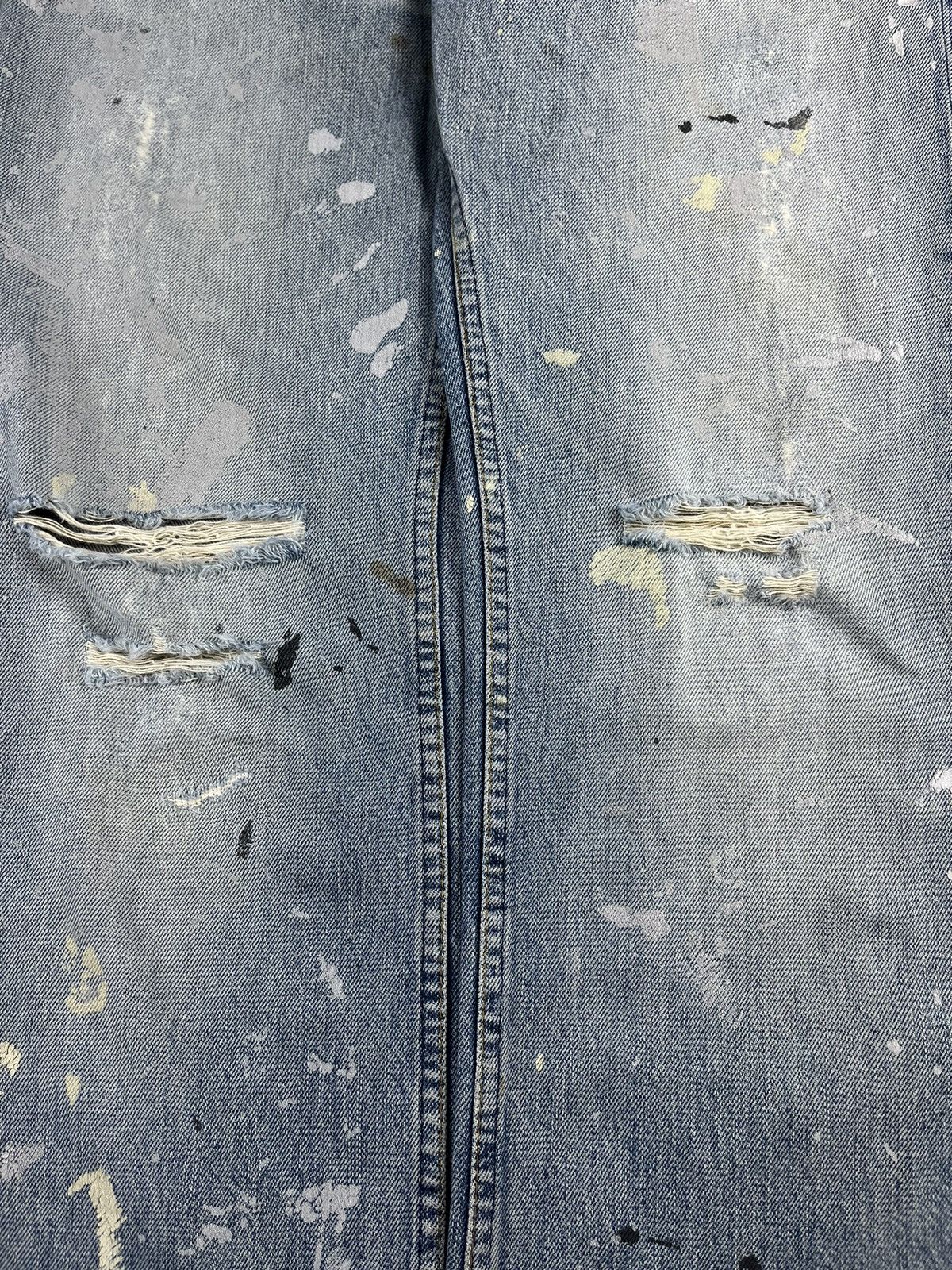 Helmut Lang SS98 Helmut Lang Vintage Faded Painter Denim Jeans Size US 31 - 6 Thumbnail