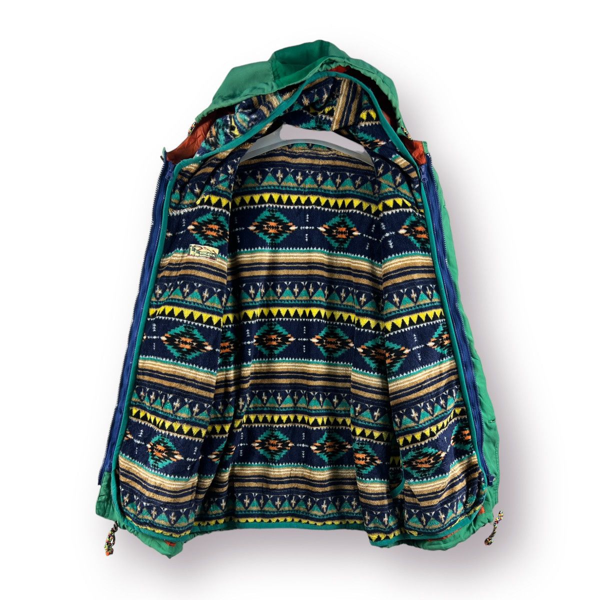Japanese Brand × Native 🔥 TITICACA TWO WAY FLEECE NAVAJO DESIGN OUTDOOR JACKET - M Size US M / EU 48-50 / 2 - 7 Thumbnail
