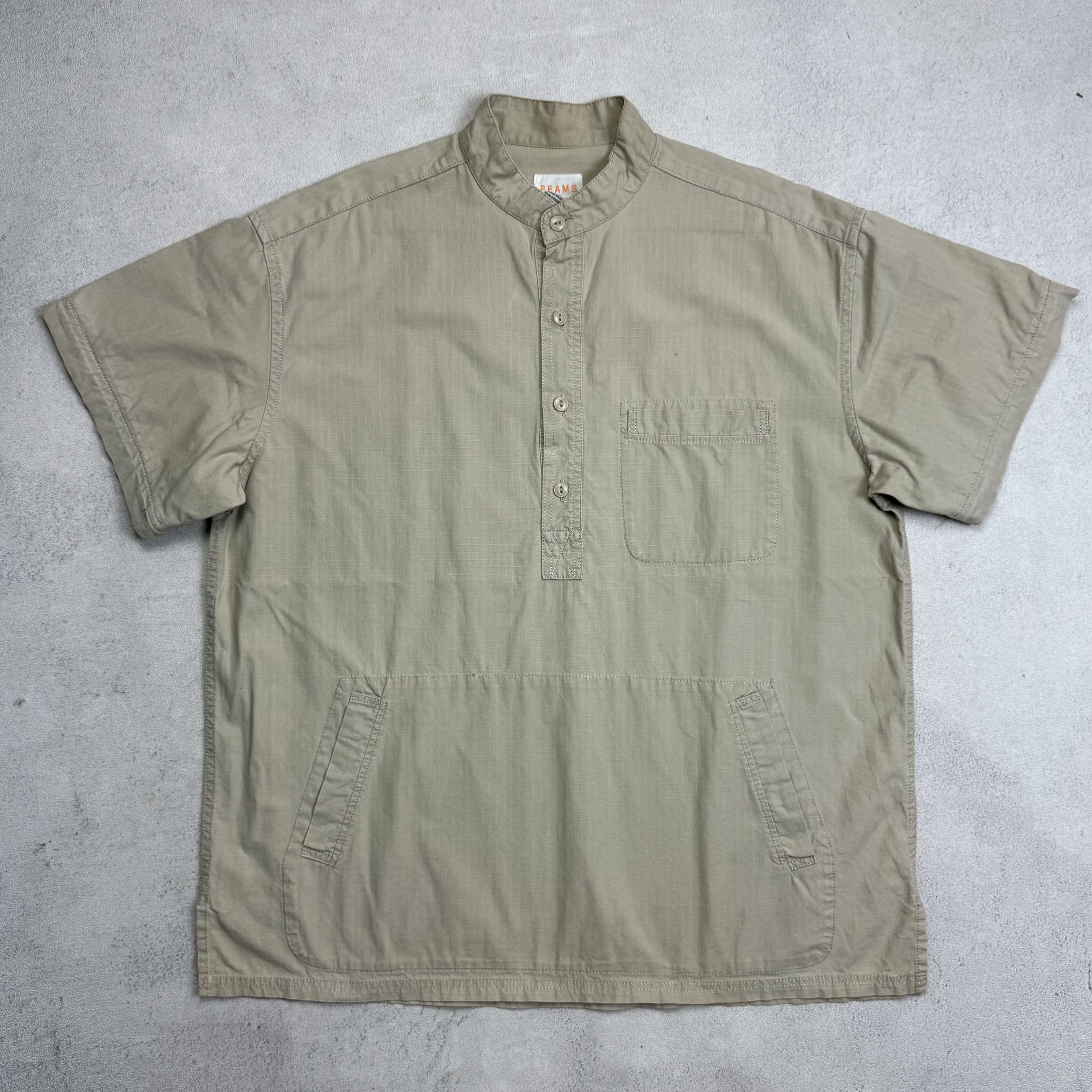 Beams Plus Beams Japan Half Button Anorak Shirt Size US L / EU 52-54 / 3 - 1 Thumbnail