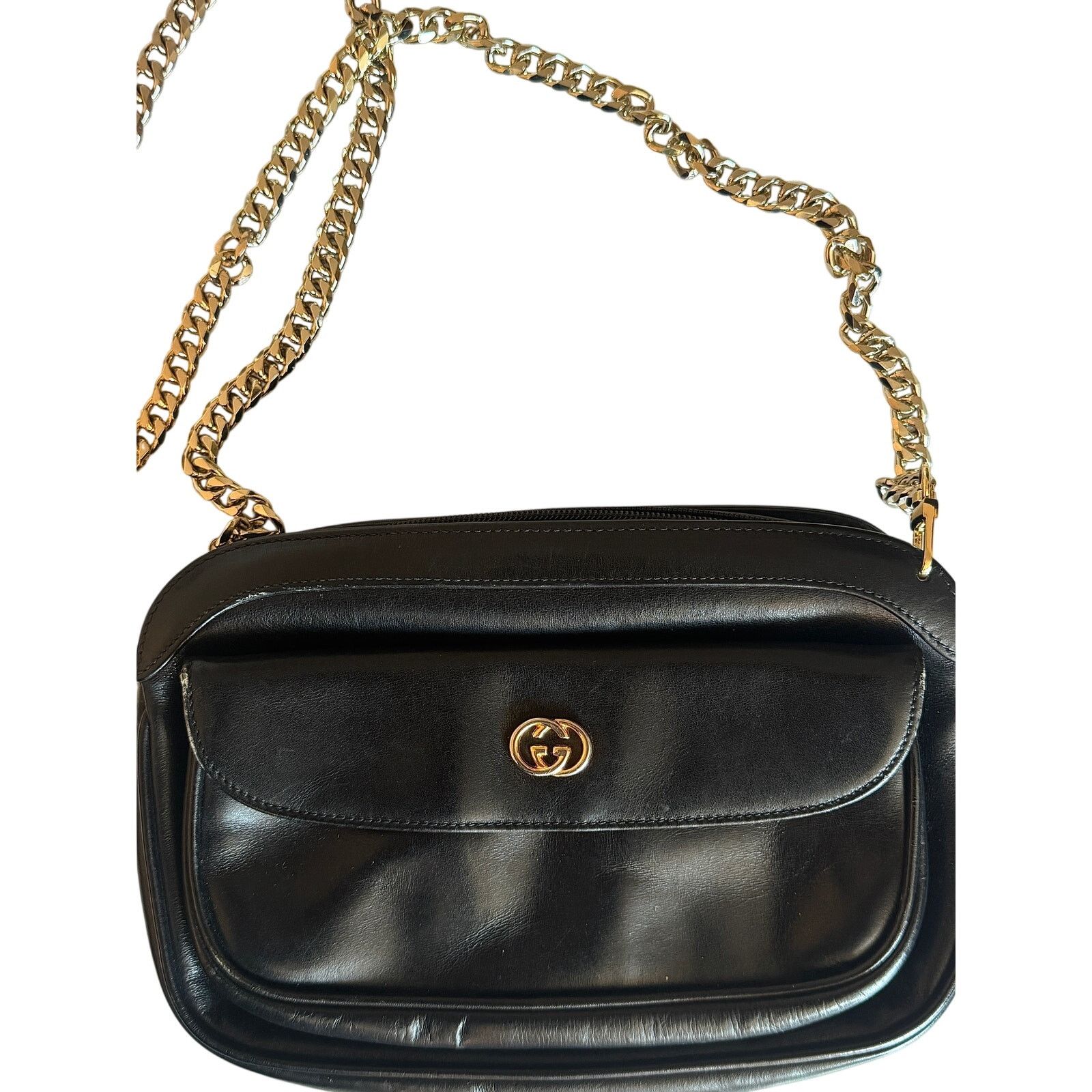 Gucci GG Marmont Mini Camera Bag Black Leather Size ONE SIZE - 2 Thumbnail
