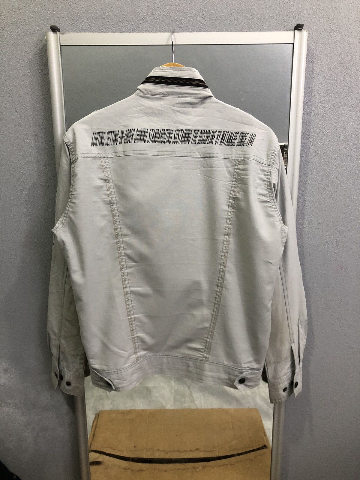 Japanese Brand Jawin Stretch Slim Workwear Jacket Size US M / EU 48-50 / 2 - 14 Thumbnail