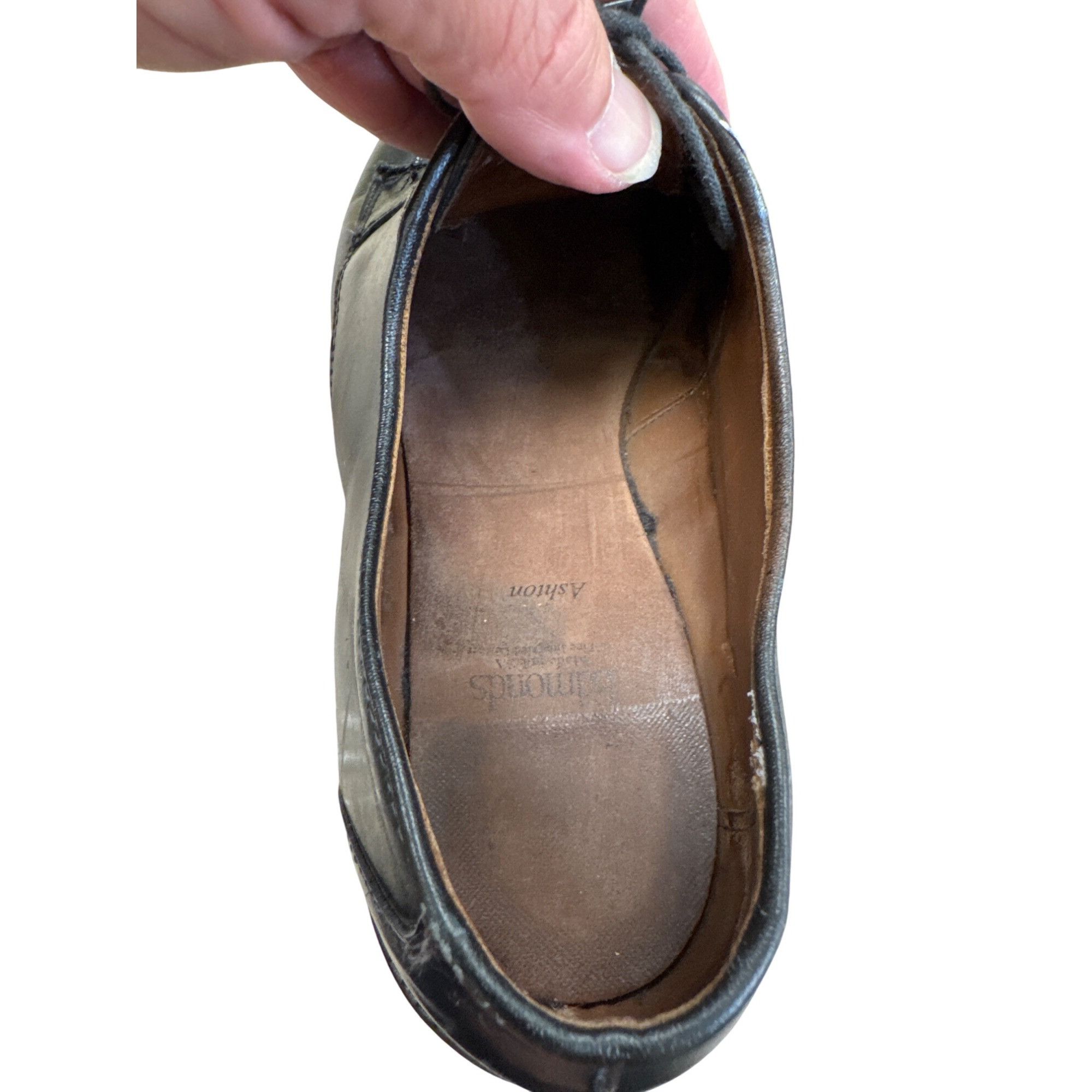 Allen Edmonds Allen Edmonds Mens Black Leather Derby Oxfords Size 9.5D SKU Size US 9.5 / EU 42-43 - 11 Thumbnail