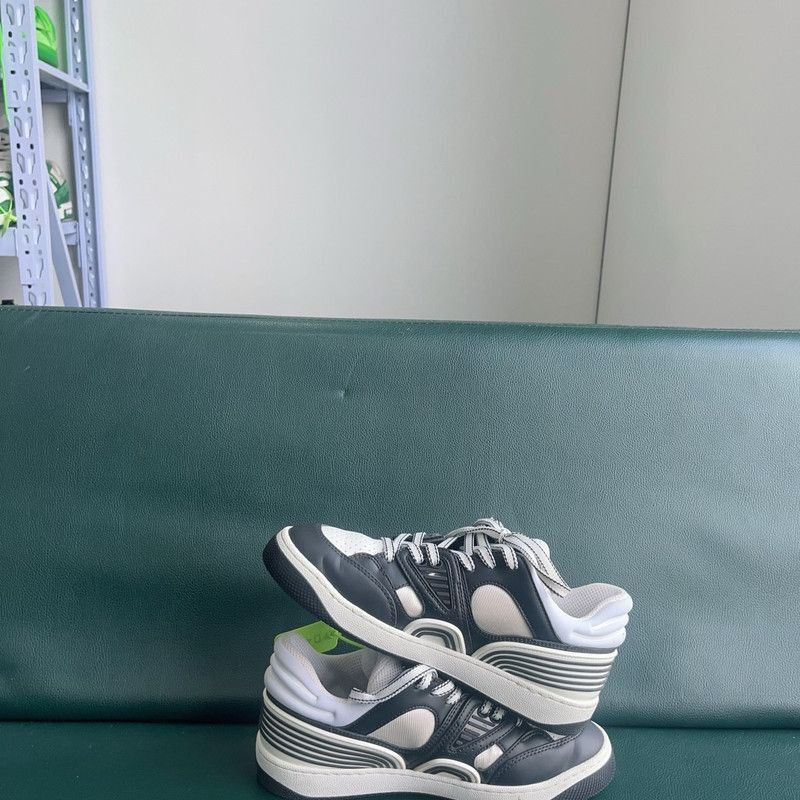 Gucci Gucci Leather Low-Top Casual Sneakers - Size US 5.5 / EU 38 - 5 Thumbnail
