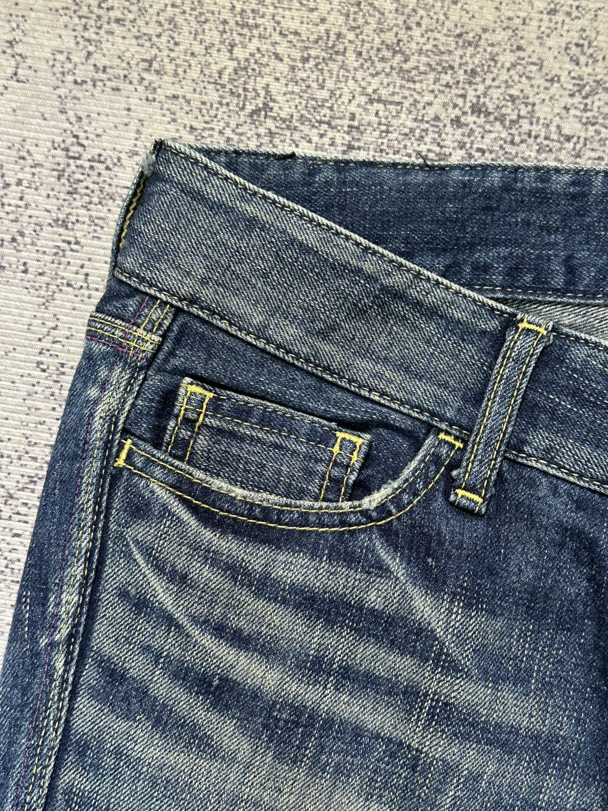 Japanese Brand RARE SLY Distressed Flare Jeans Size US 27 - 8 Thumbnail