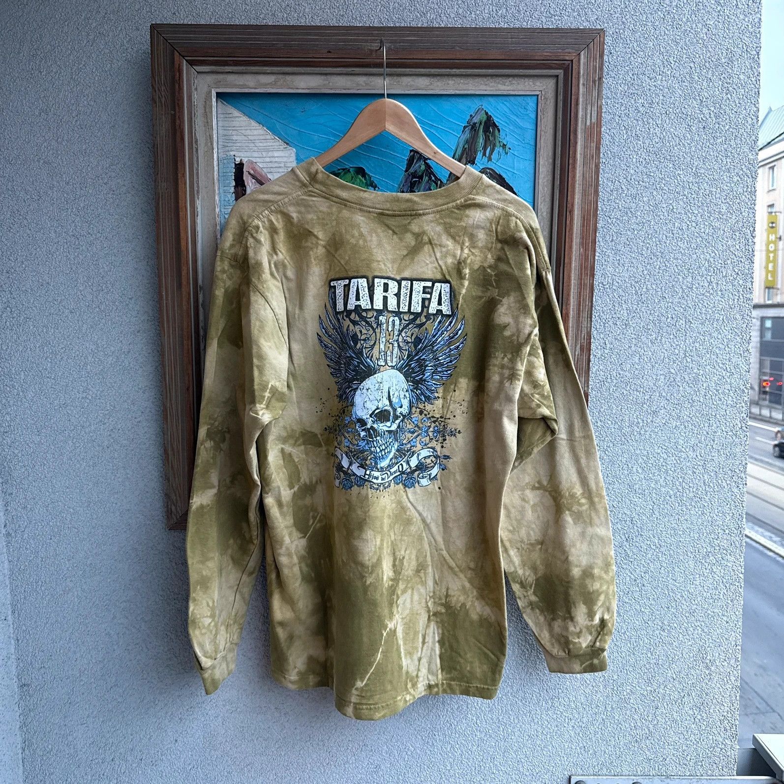 Vintage Vintage 90s Longsleeve T shirt Tee Acid Printed Graphic Size US M / EU 48-50 / 2 - 1 Thumbnail