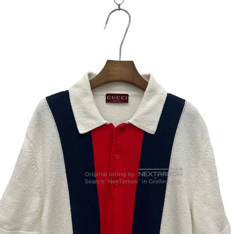 Gucci Gucci Striped knitted polo shirt Size US M / EU 48-50 / 2 - 4 Thumbnail