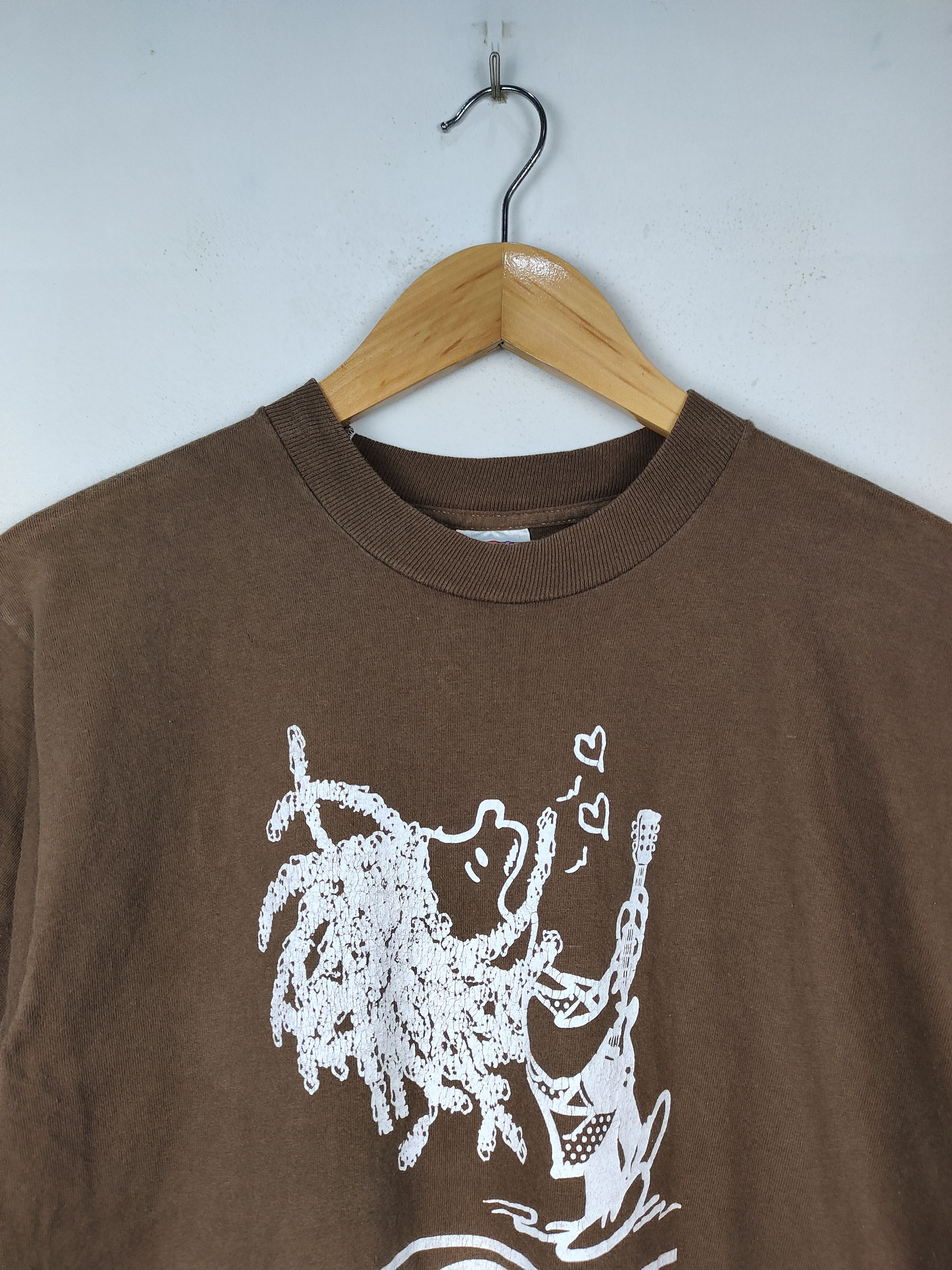 Vintage Vintage Bob Marley Snoopy Peanut Shirt Size US M / EU 48-50 / 2 - 2 Thumbnail