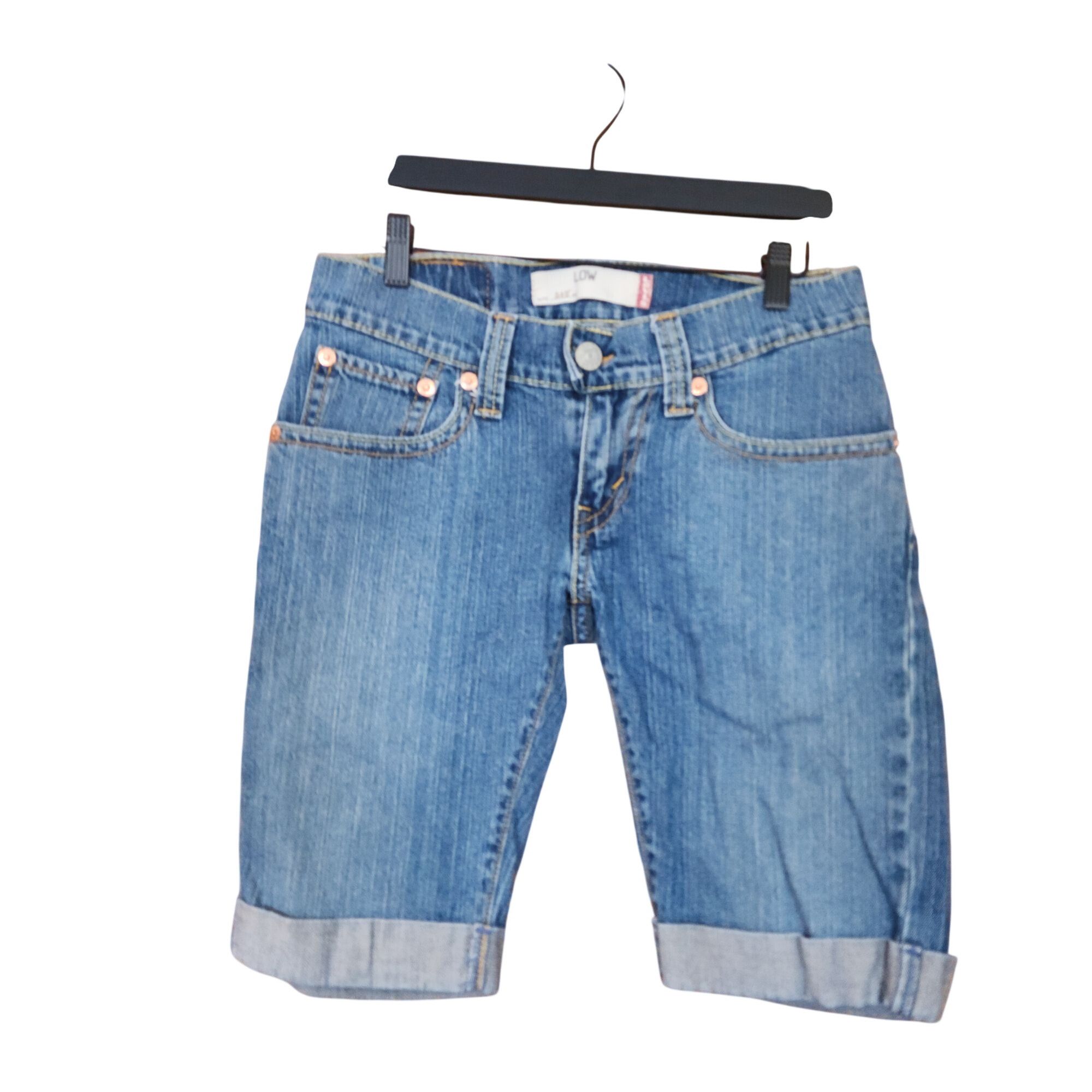 Levi's Vintage Levis Womens Low-Rise Denim Shorts 542 Rolled Hem Li Size 27" / US 4 / IT 40 - 1 Thumbnail