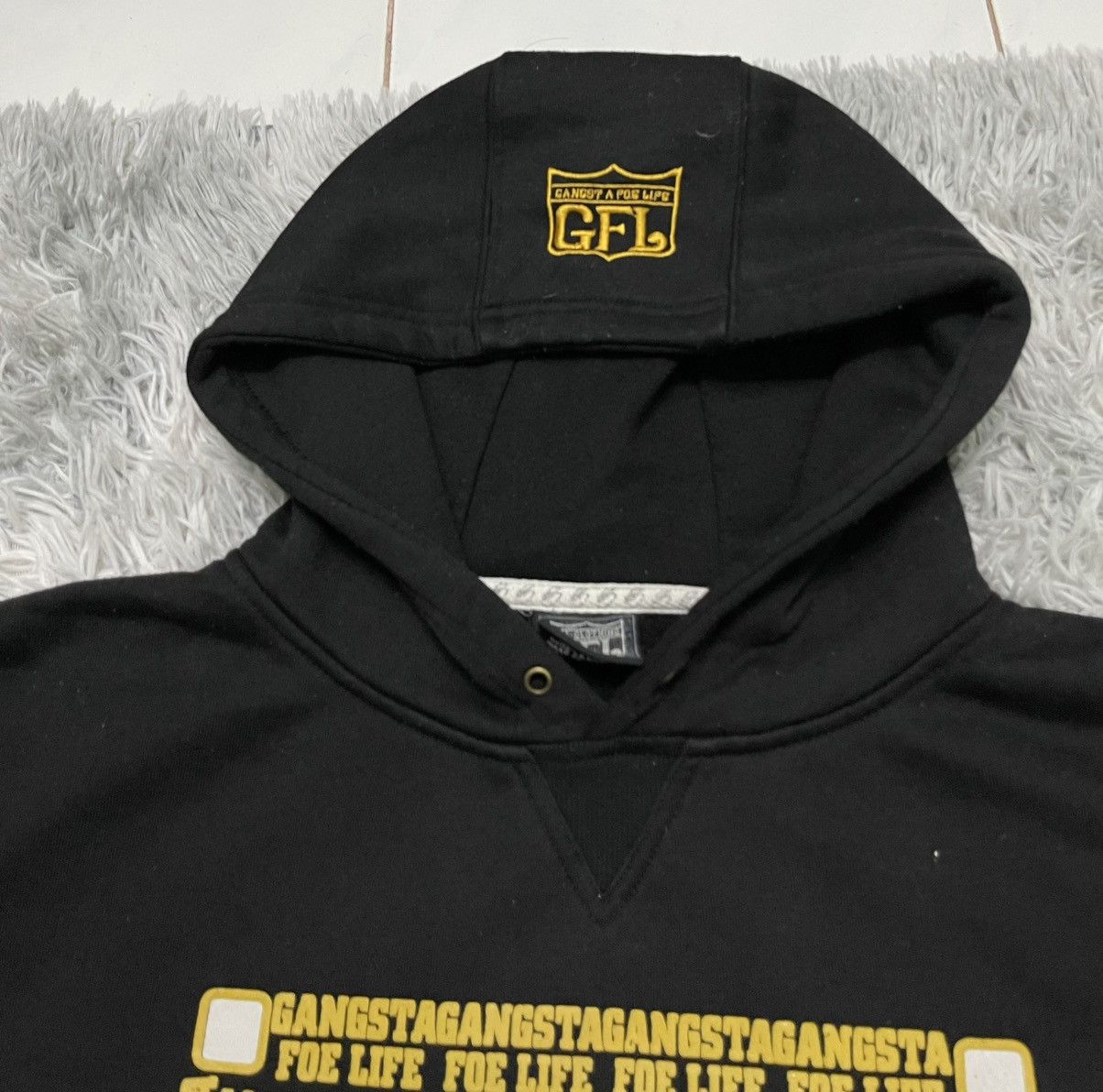 Rap Tees 2000s GANGSTA FOE LIFE SNOOP DOG STYLE CREWNECK Size US XL / EU 56 / 4 - 7 Thumbnail