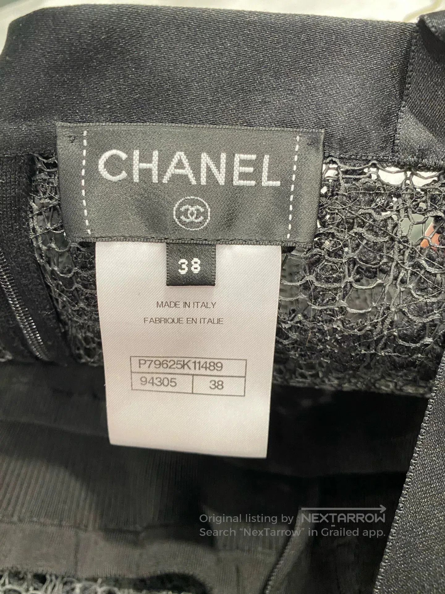 Chanel Chanel 25s Black Lace Double Dress. Size US M / EU 48-50 / 2 - 3 Thumbnail