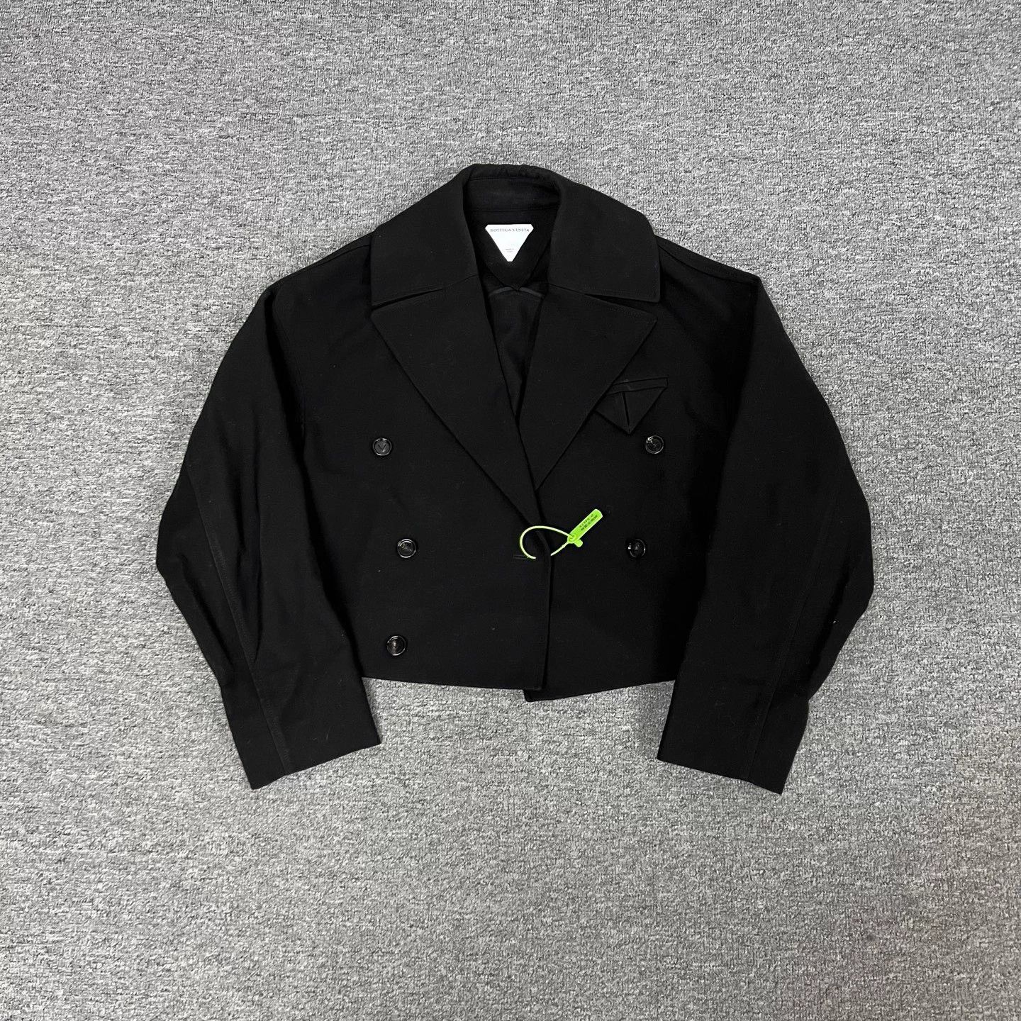 Bottega Veneta BV inverted triangle silhouette blazer black 40 Size S / US 4 / IT 40 - 2 Thumbnail