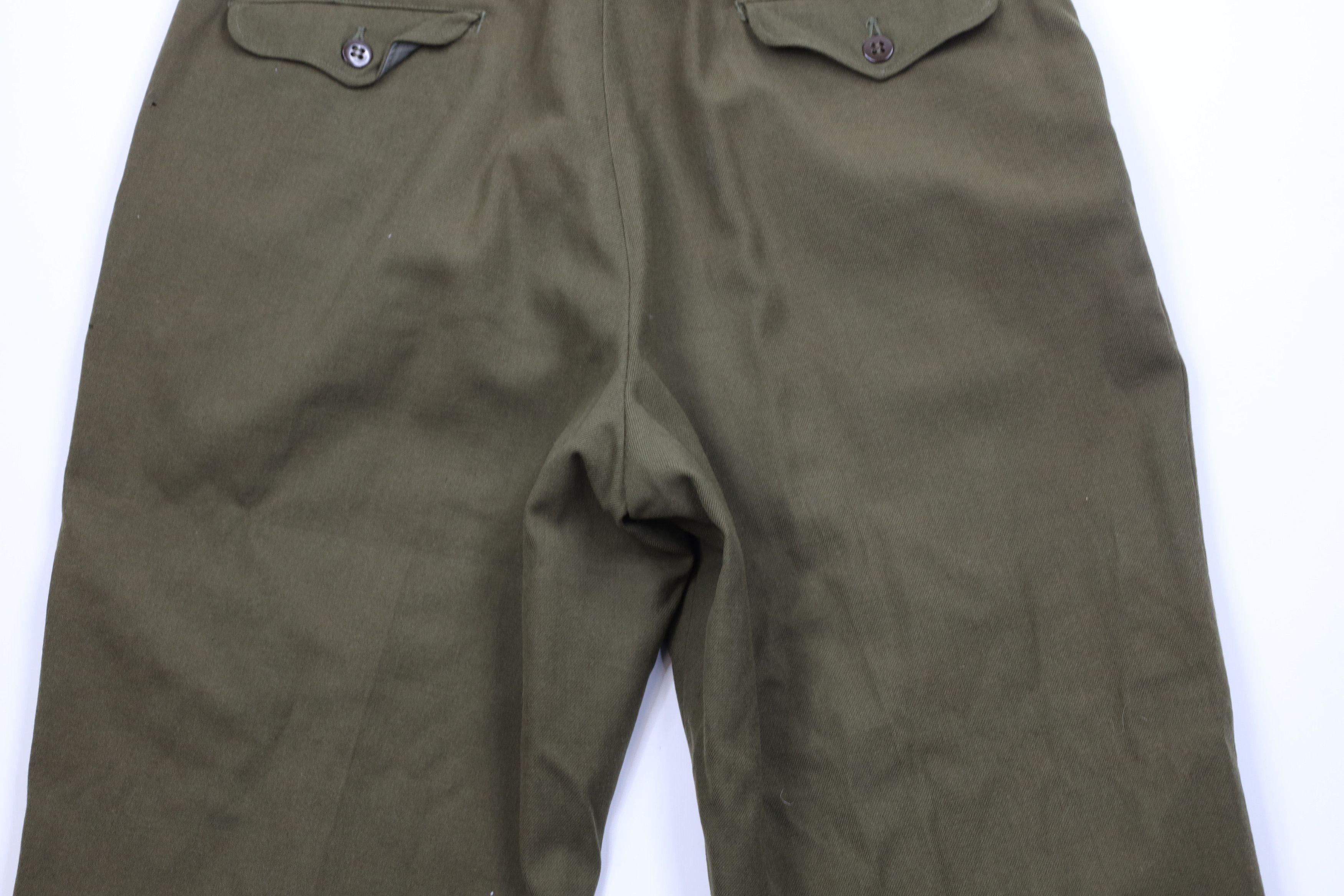 Vintage Vintage 50s Korean War Wool M1951 Field Trousers Pants USA Size US 34 / EU 50 - 13 Thumbnail
