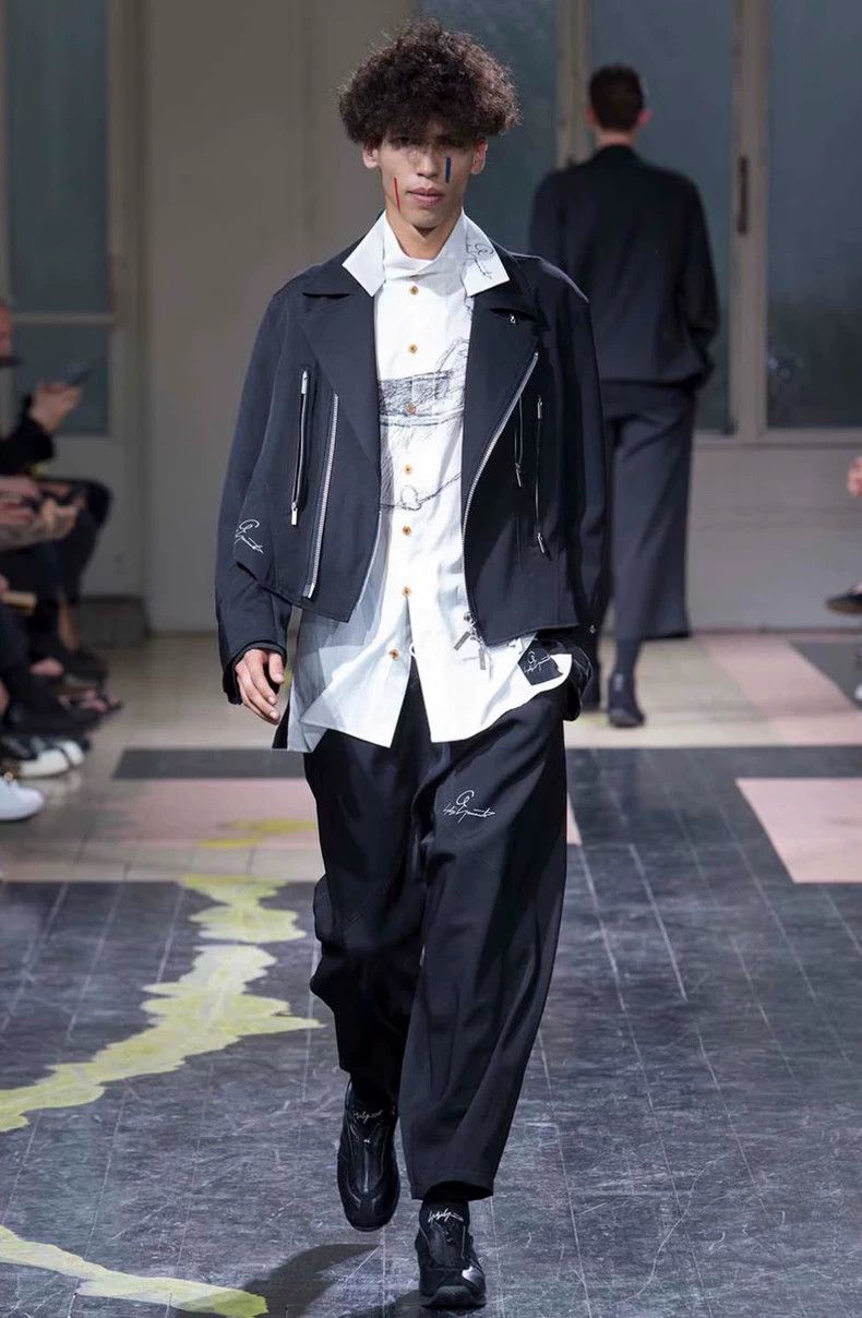 Yohji Yamamoto Yohji Yamamoto size 2 16ss Show Totem Pants Size US 28 / EU 44 - 2 Thumbnail