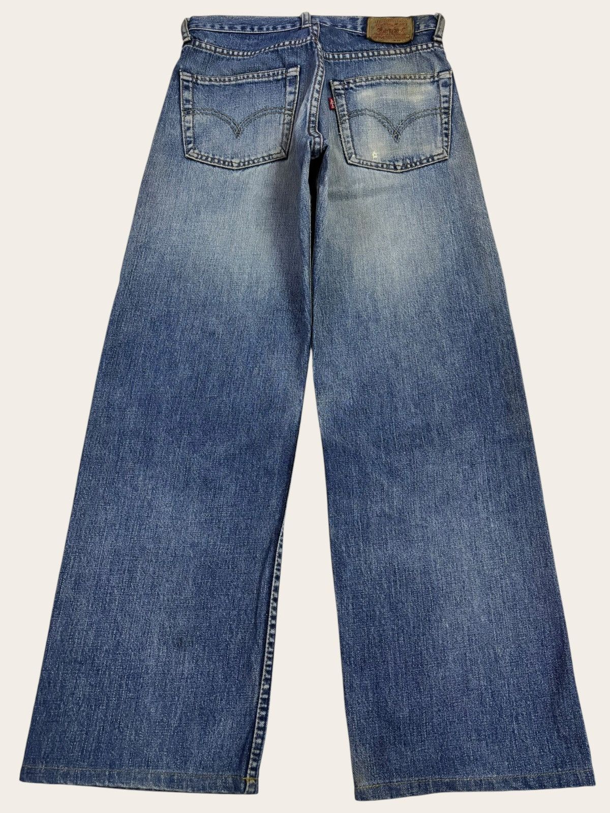 Levi's 90s Japan Levis Lot 503 Selvedge Yellow Faded Jeans Size US 28 / EU 44 - 3 Thumbnail