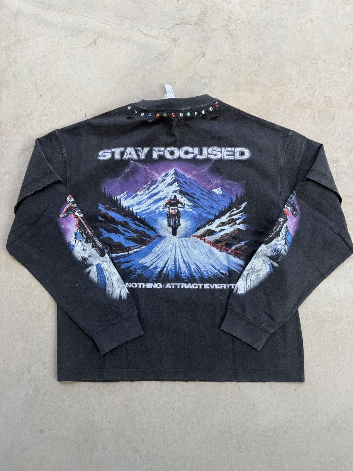 Other DUA Racing “Vision Locked” Rhinestone Long Sleeve Tee Medium Size US M / EU 48-50 / 2 - 2 Thumbnail