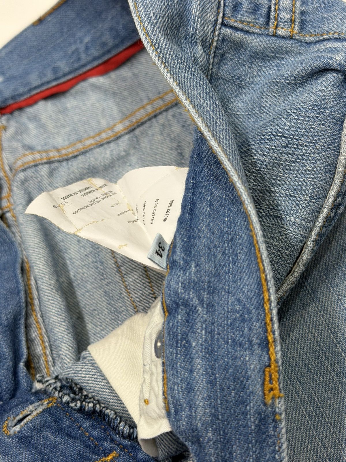 Prada PRADA SS 2008 Flared Distressed Blue Denim Jeans Nettspend Size US 34 / EU 50 - 11 Thumbnail
