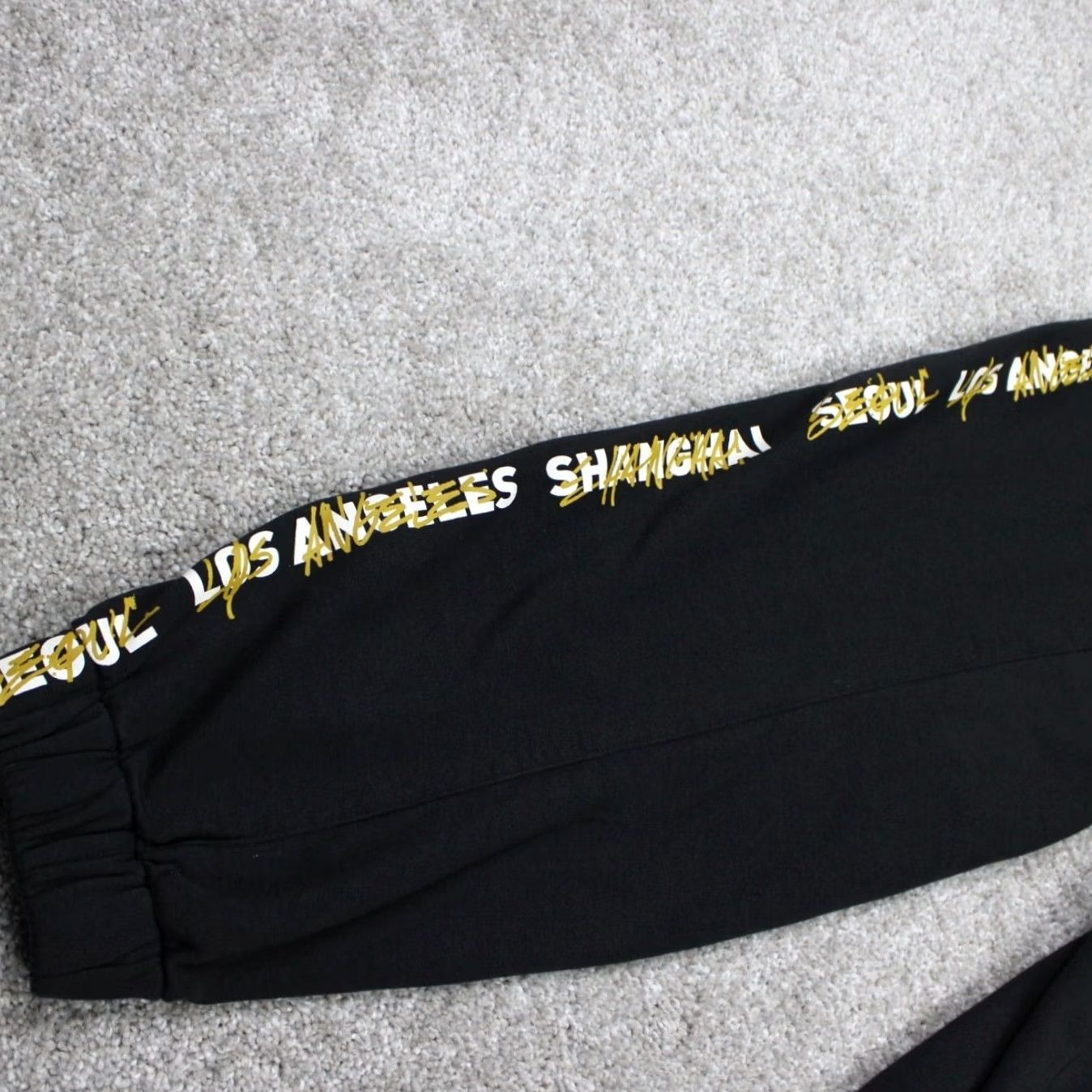 Puma Puma Gen G Esports Sweatpants Mens Medium Black Drawstring 30" Inseam Regular Fit, 100% Cotton, Solid, 90s Theme, Men's Activewear Pants Size US 31 - 3 Thumbnail