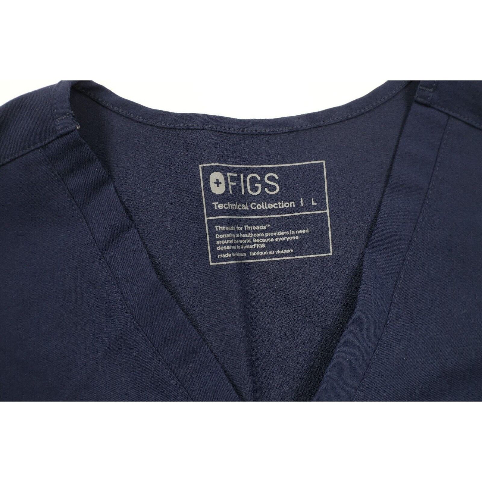 Vintage Figs Technical Collection 2 Piece Livingston Nurse Scrubs Size L / US 10 / IT 46 - 6 Thumbnail