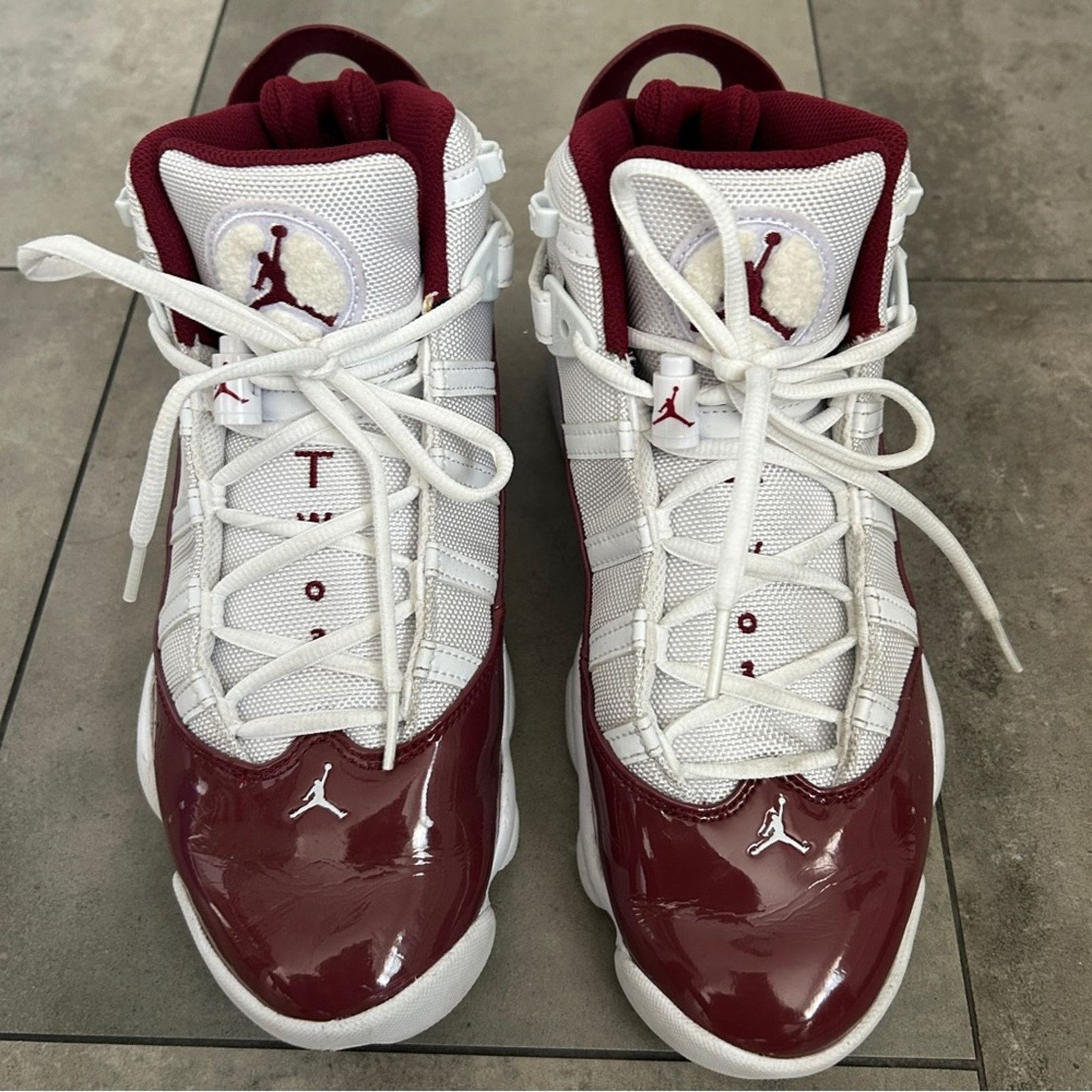 Nike Nike Air Jordan 6 Rings Team Red mid sneakers 9 Size US 9 / EU 42 - 6 Thumbnail
