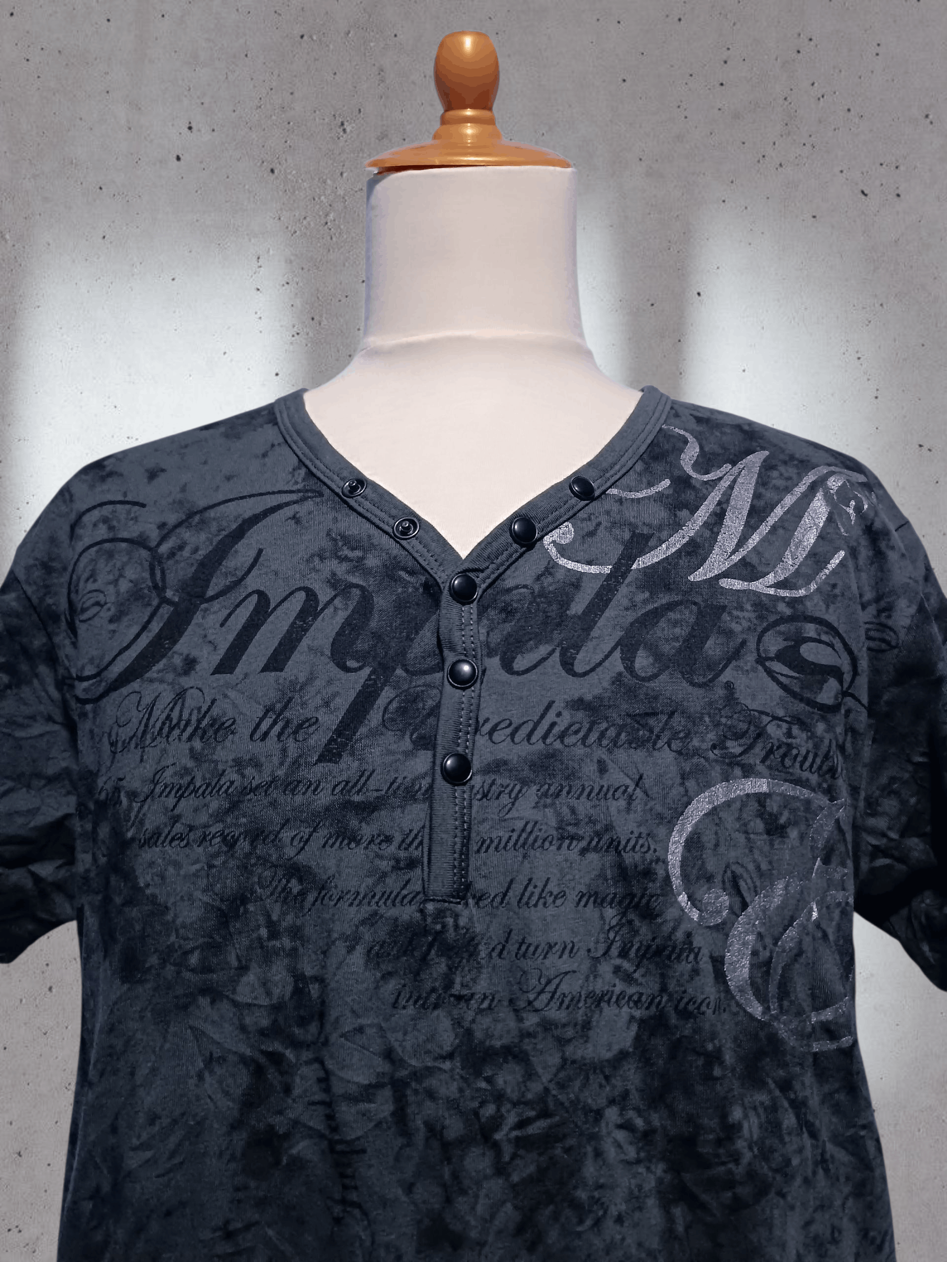 Japanese Brand Vintage JPN Y2K Impala Lettering Poem T-shirt Size US L / EU 52-54 / 3 - 3 Thumbnail