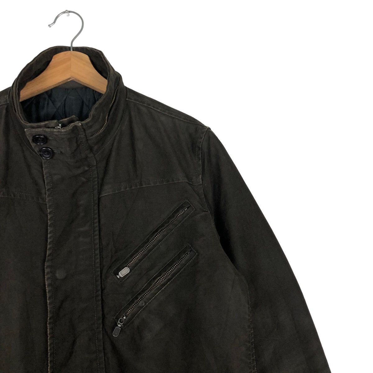 Japanese Brand 🔥Vtg Biker Jacket Difference Japan Punk Multi Zipper Size US L / EU 52-54 / 3 - 6 Thumbnail