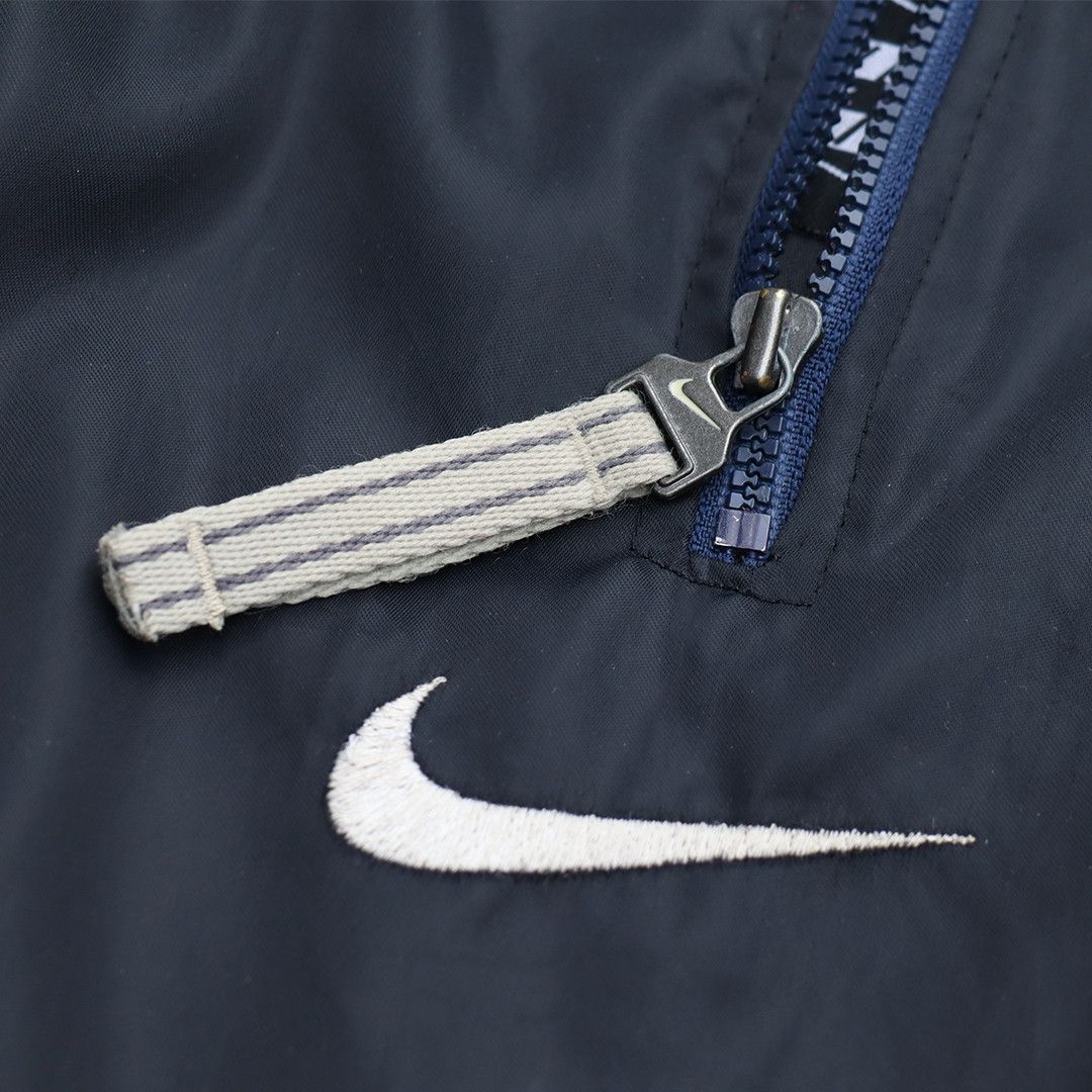 Nike Reworked Nike Quarter-zip Tactical Windbreaker Black | Grailed