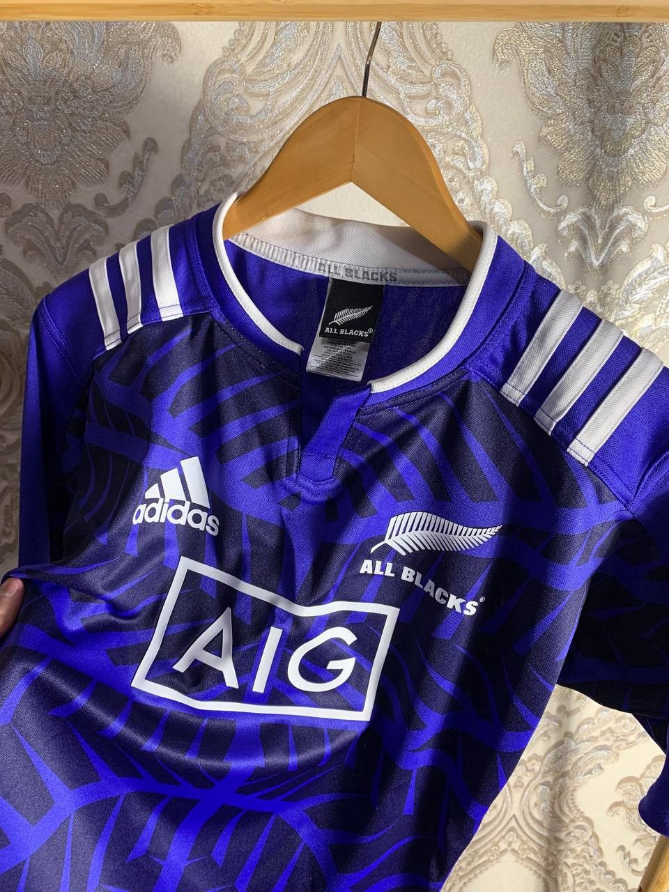 Adidas VINTAGE ADIDAS ALL BLACKS NEW ZEALAND RUGBY JERSEY Y2K 90s Size US S / EU 44-46 / 1 - 4 Thumbnail