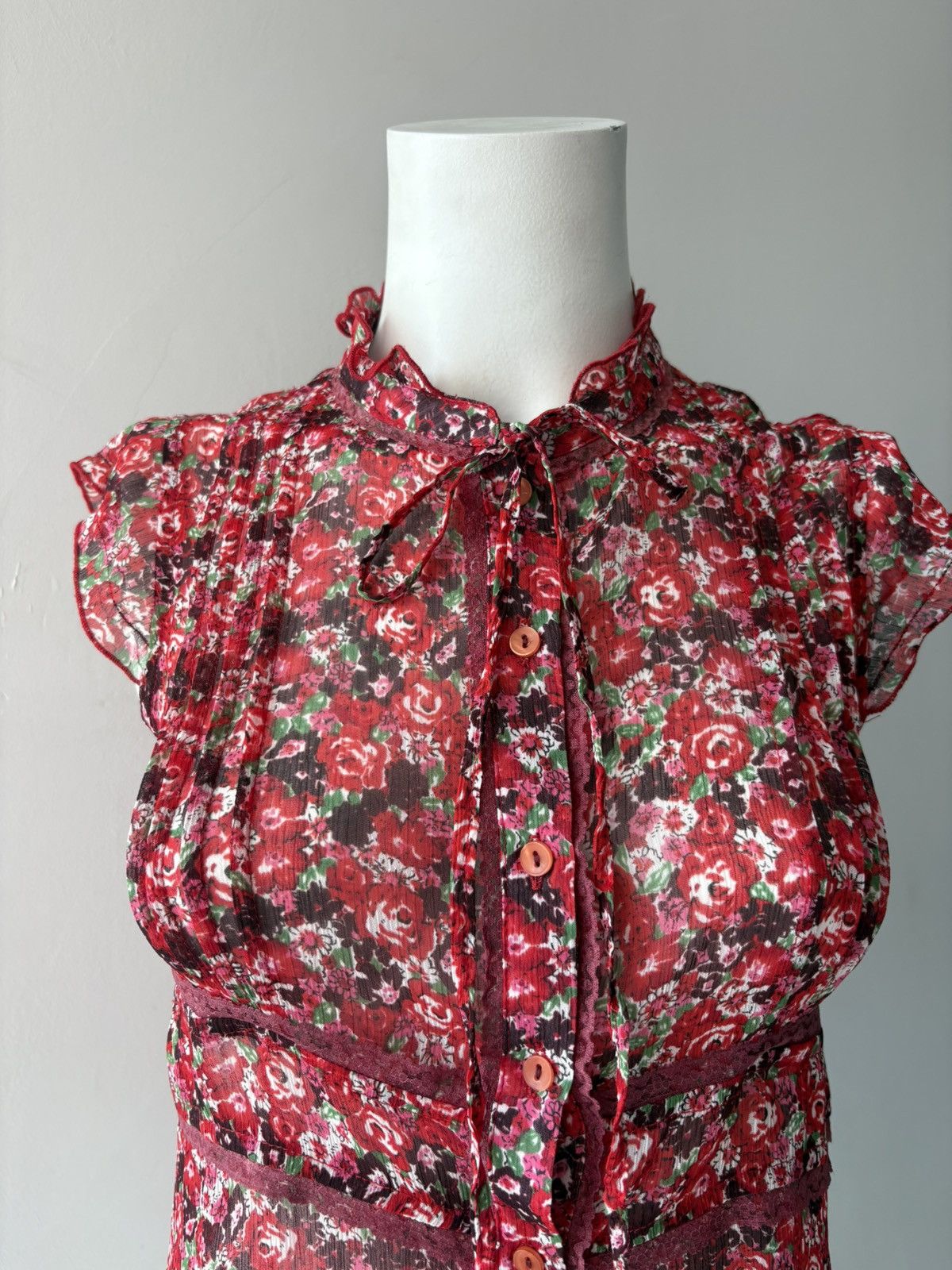 Vintage y2k blouse Size M / US 6-8 / IT 42-44 - 6 Thumbnail