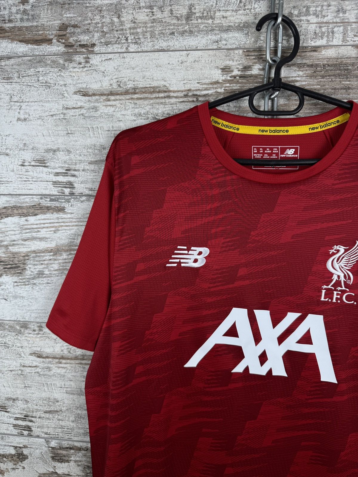 New Balance × Vintage Mens Vintage New Balance Liverpool FC T-shirt soccer jersey Size US XL / EU 56 / 4 - 6 Thumbnail