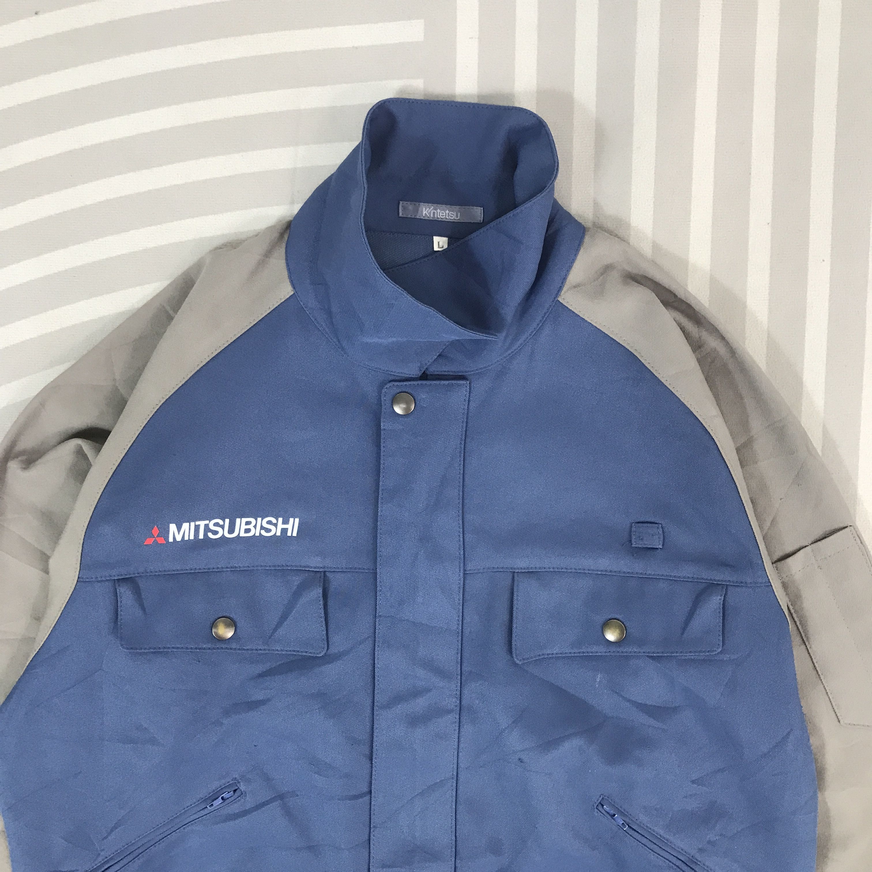 Japanese Brand Vintage Mitsubishi Racing motorsport custom Jacket Size US L / EU 52-54 / 3 - 3 Thumbnail