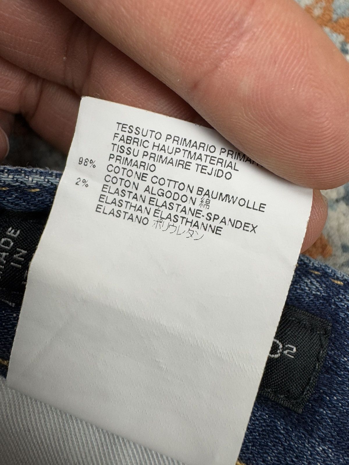 Designer × Dsquared2 × Vintage Vintage y2k Dsquared2 distressed paint splatter washed denim Size US 32 / EU 48 - 25 Thumbnail