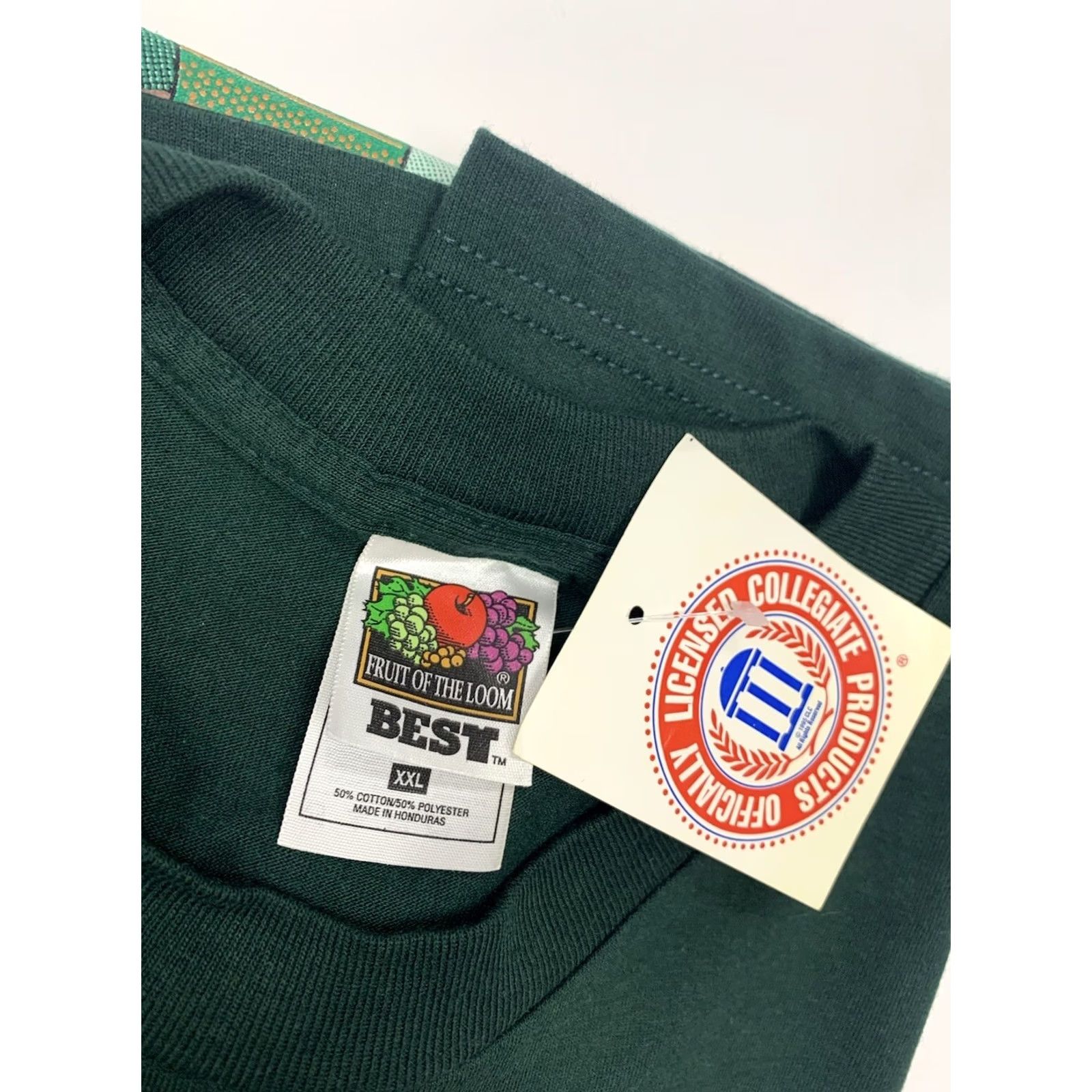 Fruit Of The Loom VINTAGE Florida A&M University Rattler Sisters College Tee XXL FAMU Green Fruit of the Loom University Sisters 90s Mens Womens Size US XXL / EU 58 / 5 - 6 Thumbnail